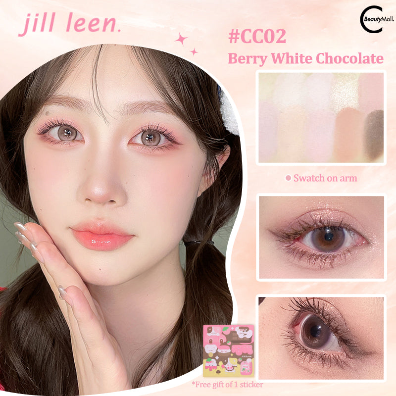 JILLLEEN 9-Color Chocolate Eyeshadow Palette - Highly Pigmented, Long-Lasting Makeup for Everyday & Party Looks
