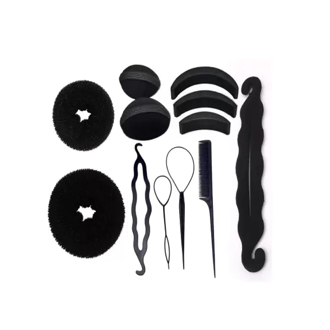 GuruEmbellish 12-Piece Hair Styling Tool Set - Hair Accessories for Women & Girls - Perfect for Parties, Weddings & Everyday Styling