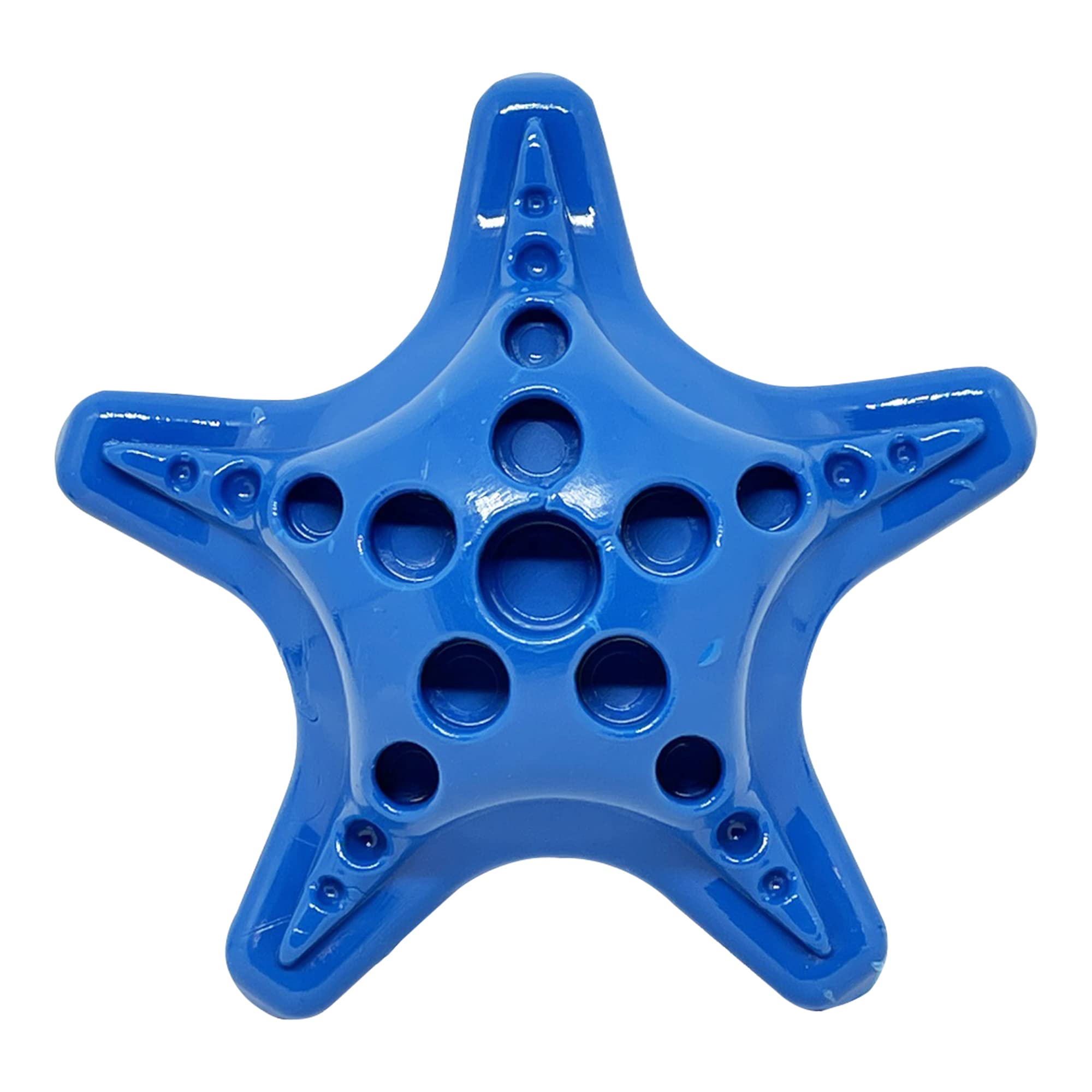 SodaPup Starfish Durable Dog Chew Toy - Non-Toxic Pet Safe Nylon Chewing Bone for Mental Stimulation & Dental Care - Made in USA - Perfect for Aggressive Chewers, Puppy Teething, Anxiety Relief & Fresh Breath (Great for Playtime, Training & Travel)
