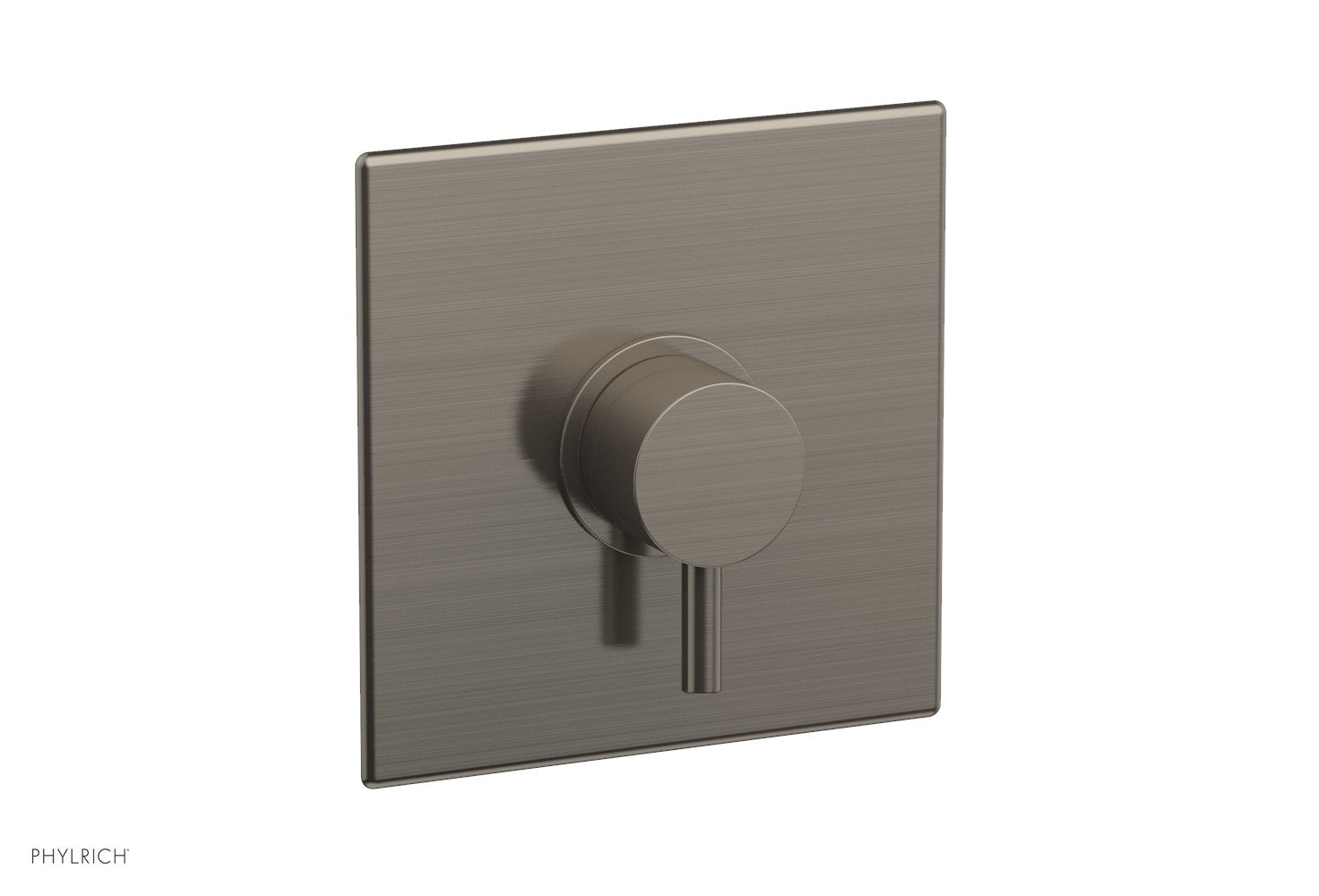 BASIC II Pressure Balance Square Shower Plate & Lever Handle Trim Kit - 4