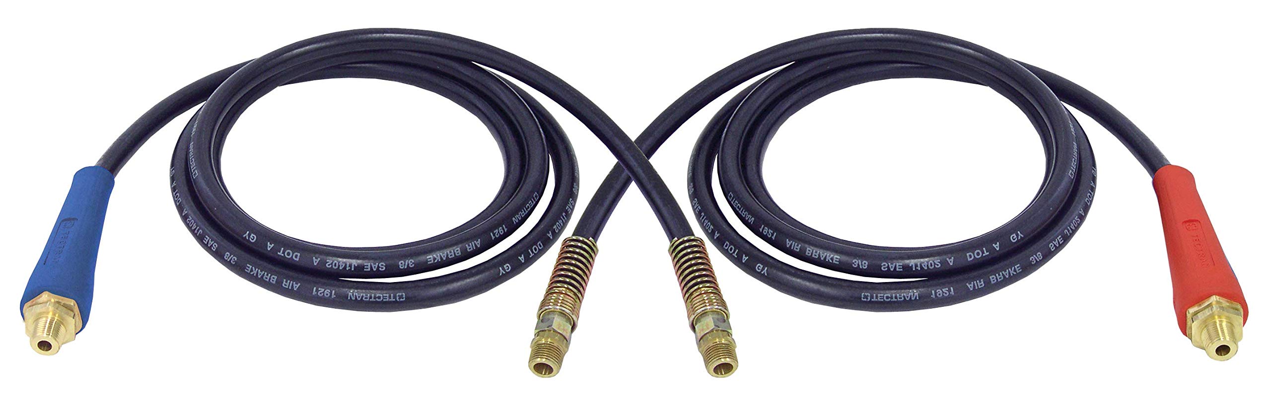 Tectran 15 ft. Tractor-Trailer Air Brake Hose Assembly Set - 3/8