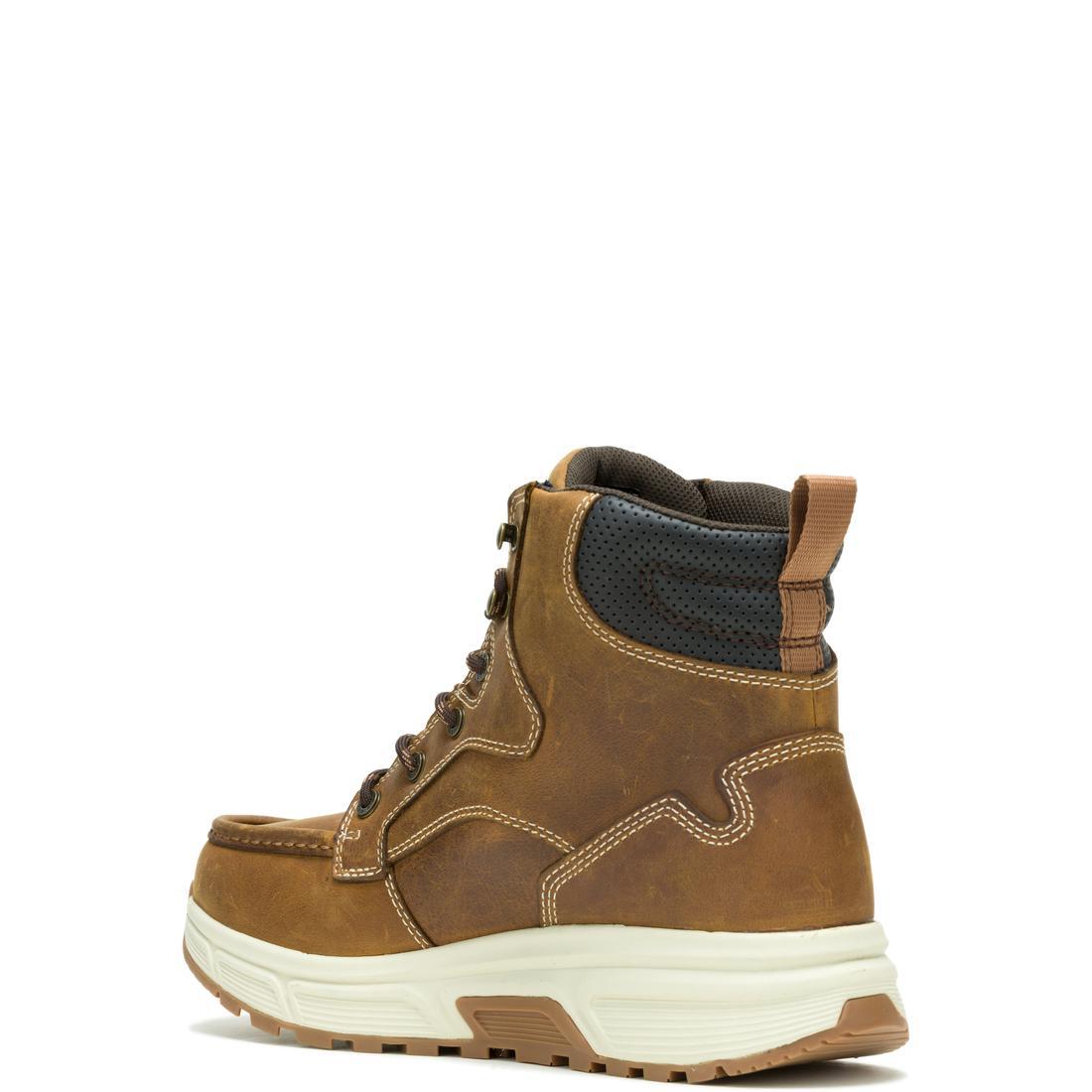 Ride Wedge EnergyBound 6 Moc Toe Soft Toe Work Boots for Men - Comfortable & Durable Safety Shoes for Construction, Landscaping & Outdoor Work