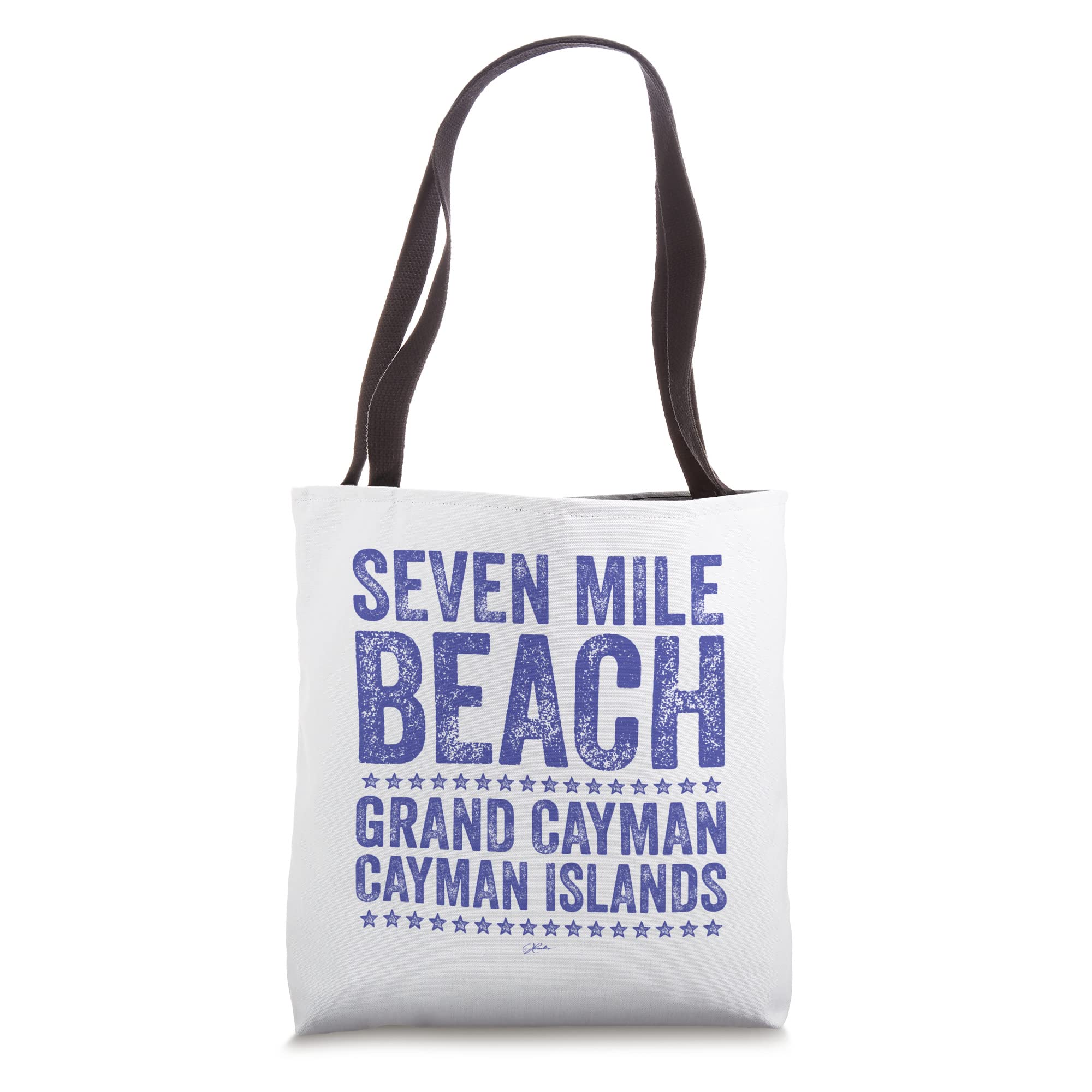 JCombs: Premium Grand Cayman Tote Bag - Seven Mile Beach Souvenir, Durable & Stylish Beach Bag for Travel, Shopping & Daily Use