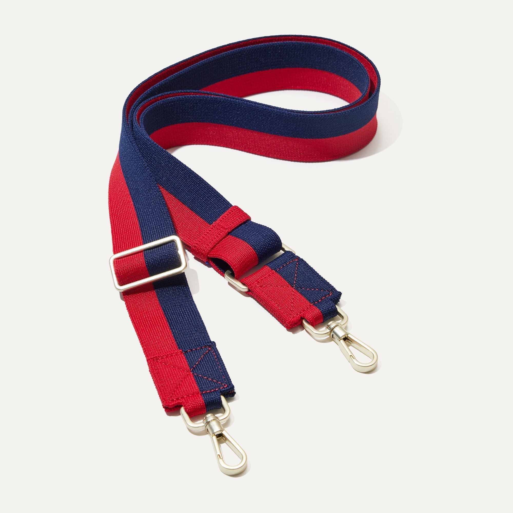 Premium Adjustable Crossbody Strap in Navy & Red - Comfortable Shoulder Bag Strap for Women & Men - Perfect for Travel, Shopping, and Everyday Use