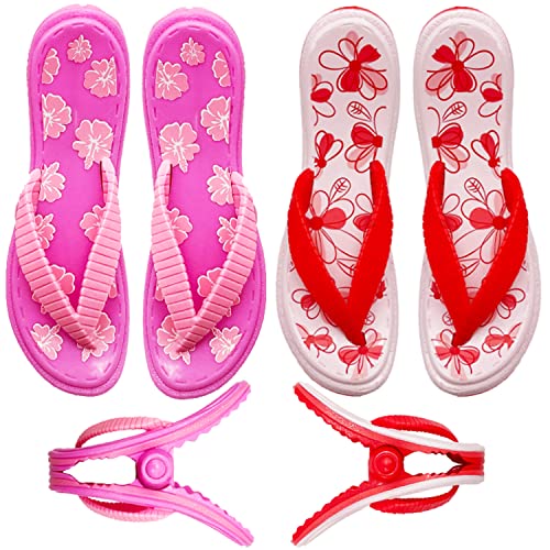 Pink+red Slippers