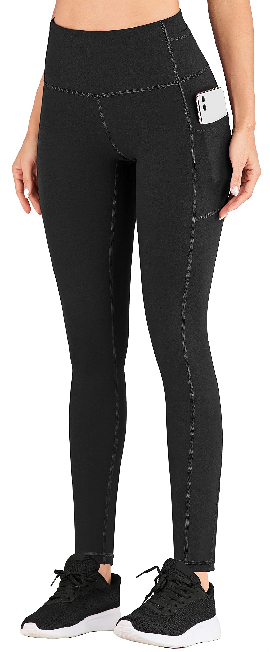 **IUGA Women's High Waisted Yoga Pants with Pockets - Tummy Control Workout Leggings for Running, Sports & Gym - Comfortable & Stylish Activewear**