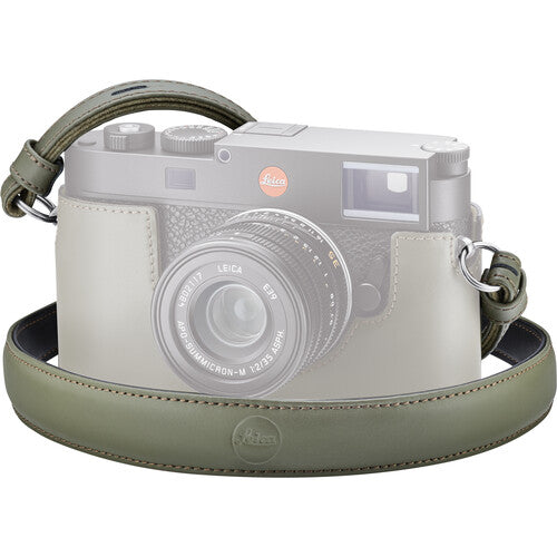 Leica Camera Strap - Premium Olive Green Carrying Strap for Leica M, Q & SL Series | Perfect for Travel, Street & Outdoor Photography