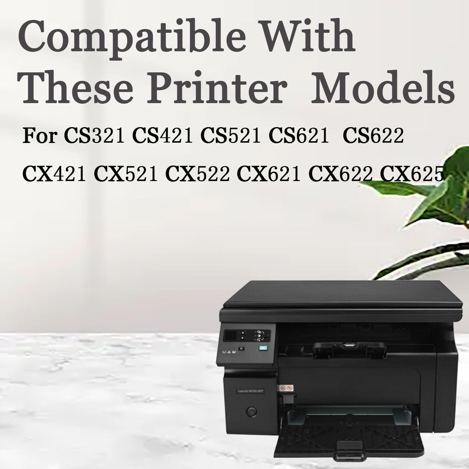 High Yield Replacement Drum Unit for Lexmark CS321 CS421 CS521 CS621 CS622 CX421 CX521 CX522 CX621 CX622 CX625 Printers - Compatible Imaging Drum Kit for Office & Home Printing