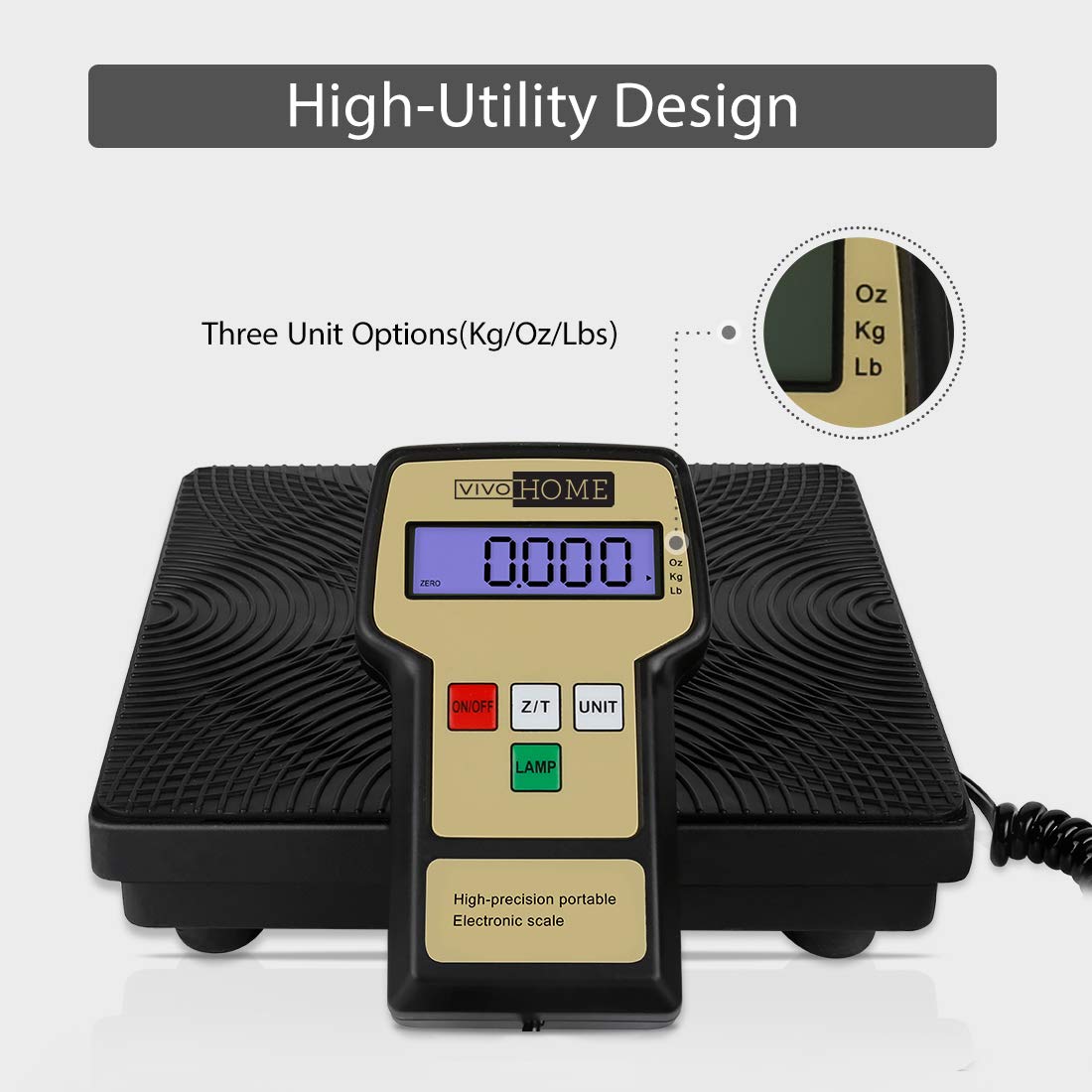 VIVOHOME Dual Stage Rotary Vane HVAC Air Vacuum Pump with Digital Refrigerant Charging Scale - Professional AC Repair Tool for Automotive & Home Air Conditioning Systems