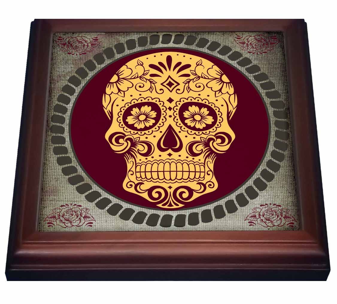 3D Rose Trivet with Ceramic Tiles - 8x8 Inch Heat Resistant Kitchen Hot Pad for Pots, Pans & Serving Dishes - Stylish Tabletop Decor for Dining Room & Kitchen Counter Protection