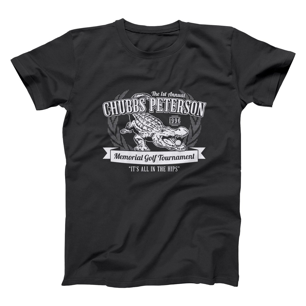 Chubbs Peterson Golf Memorial Funny Basic Men's T-Shirt - Comfortable Cotton Tee for Golf Lovers & Comedy Fans | Perfect for Casual Wear, Golf Outings & Funny Gift Ideas