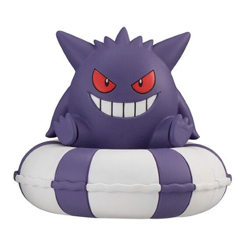 Bandai Pokemon Puka Puka Floating Ring Vol. 02 - 2 Inch Mini Collectible Figure for Bath Toys, Pool Floats & Kids Decor | Official Pokemon Merchandise
