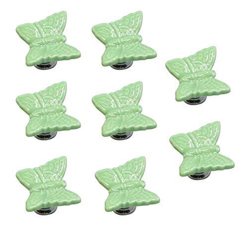 Green butterfly, 8 pcs