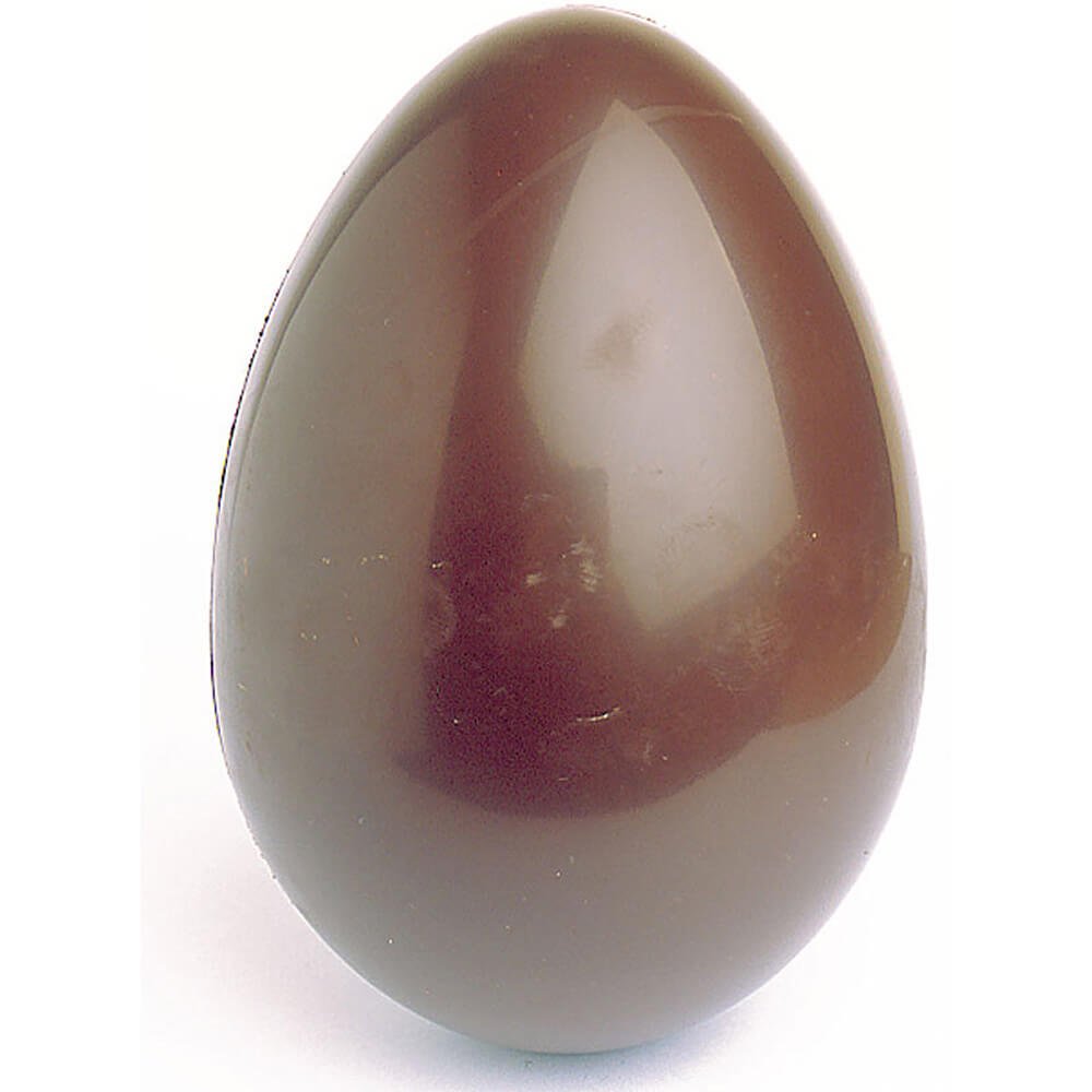 Matfer Bourgeat 5-Inch Clear Polycarbonate Egg-Shaped Chocolate Molds (2-Pack) - Professional Baking & Candy Making for Easter, Holidays & Special Occasions