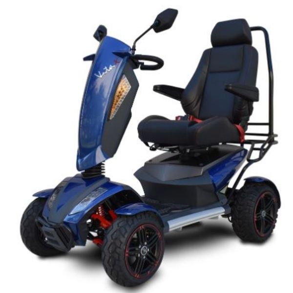 EV Rider Vita Monster 4 Wheel Mobility Scooter - Heartway S12X Electric Powerchair for Adults & Seniors | Indoor & Outdoor Use, Shopping, Travel, Park Rides