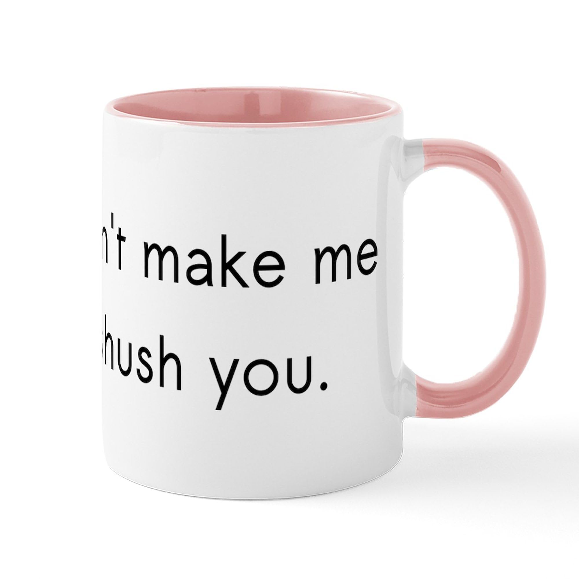 Shush Mug 11 oz (325 ml) Ceramic Coffee Cup - Funny Novelty Gift for Coffee Lovers, Office Humor, Teacher Appreciation - Perfect for Home, Office & Gag Gifts