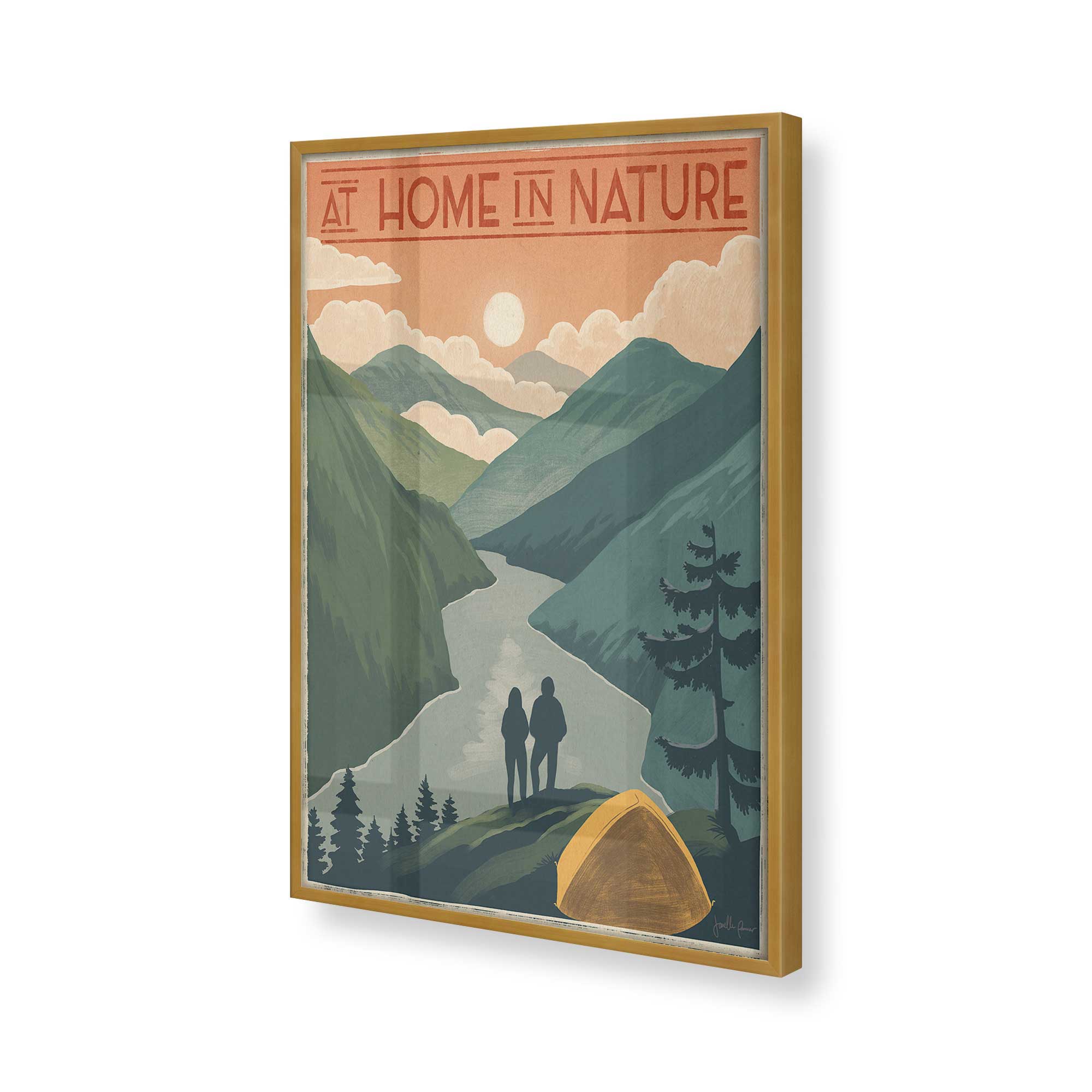 Back to Nature Print - Stunning Landscape & Wildlife Wall Art for Home & Office Decor | Perfect for Living Room, Bedroom & Office Spaces