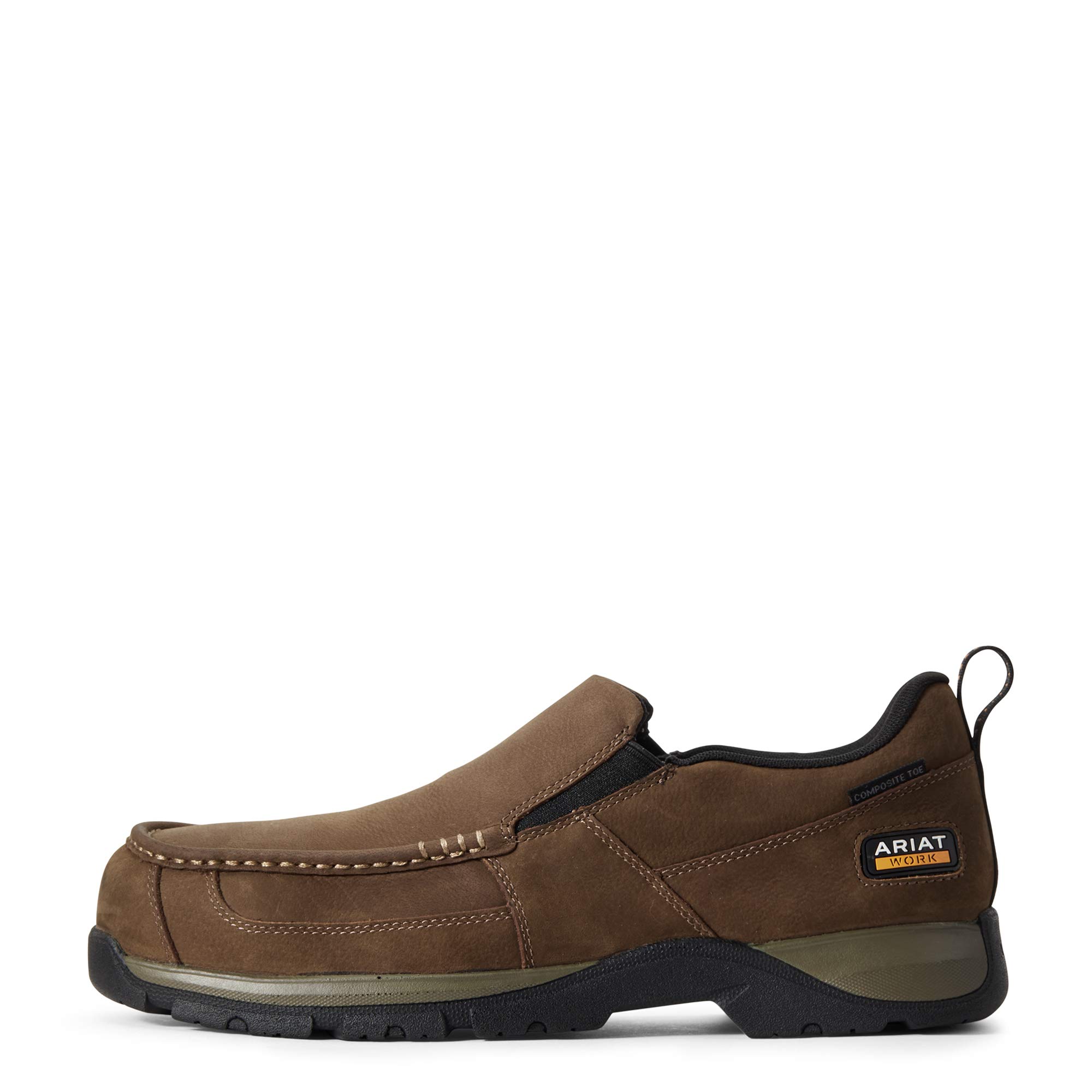 Ariat Men's Edge LTE Slip-On SD Composite Toe Work Shoes - Comfortable & Durable Safety Footwear for Construction, Warehouse & Industrial Work