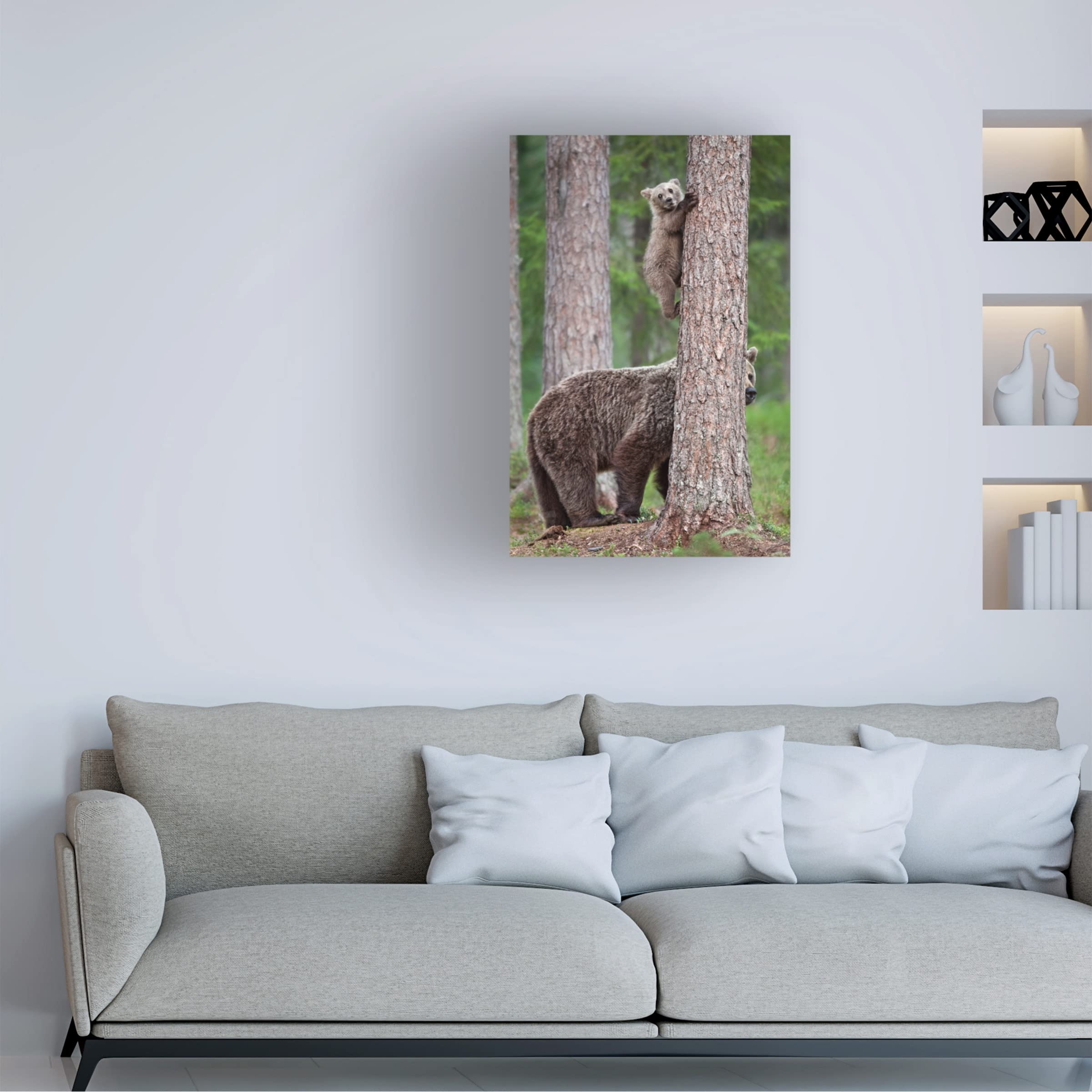 Trademark Fine Art 'Be Carefully' Canvas Wall Art by Alessandro Catta - Modern Home Decor for Living Room, Bedroom & Office