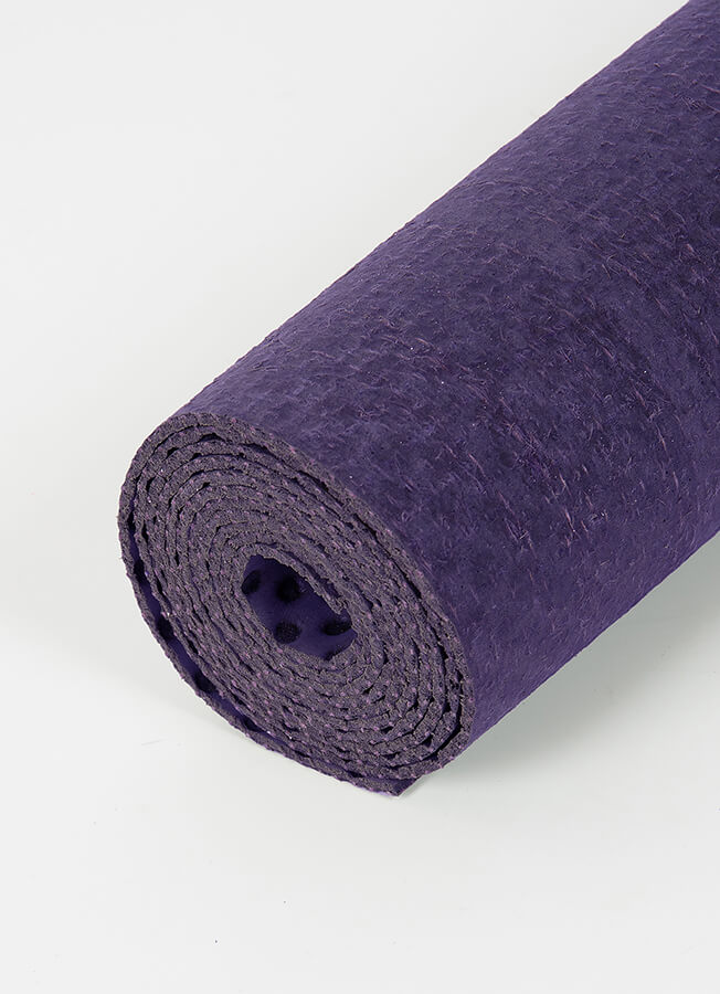 Eco-Friendly Travel Jute Yoga Mat 2mm - Lightweight & Non-Slip for Yoga, Pilates, Meditation & Outdoor Activities