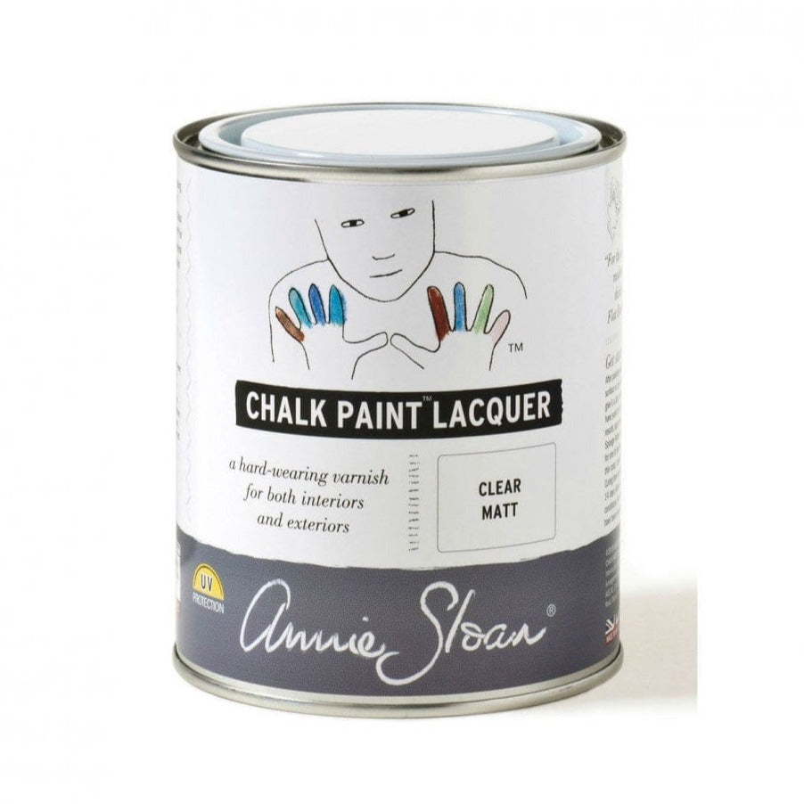 Premium Clear Matt 750ml Chalk Paint Lacquer for Furniture & DIY Projects - Water-Based, Non-Toxic, Easy Application for Cabinets, Tables & Home Decor