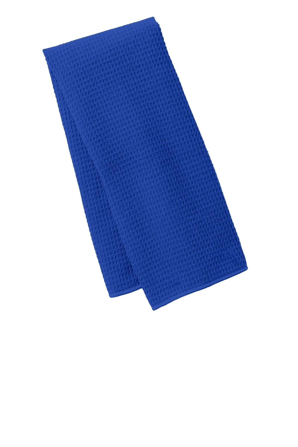 Port Authority Waffle Microfiber Fitness Towel - Quick Dry, Super Absorbent Gym Towel for Workouts, Yoga & Sports - Soft & Lightweight for Gym, Travel & Outdoor Activities