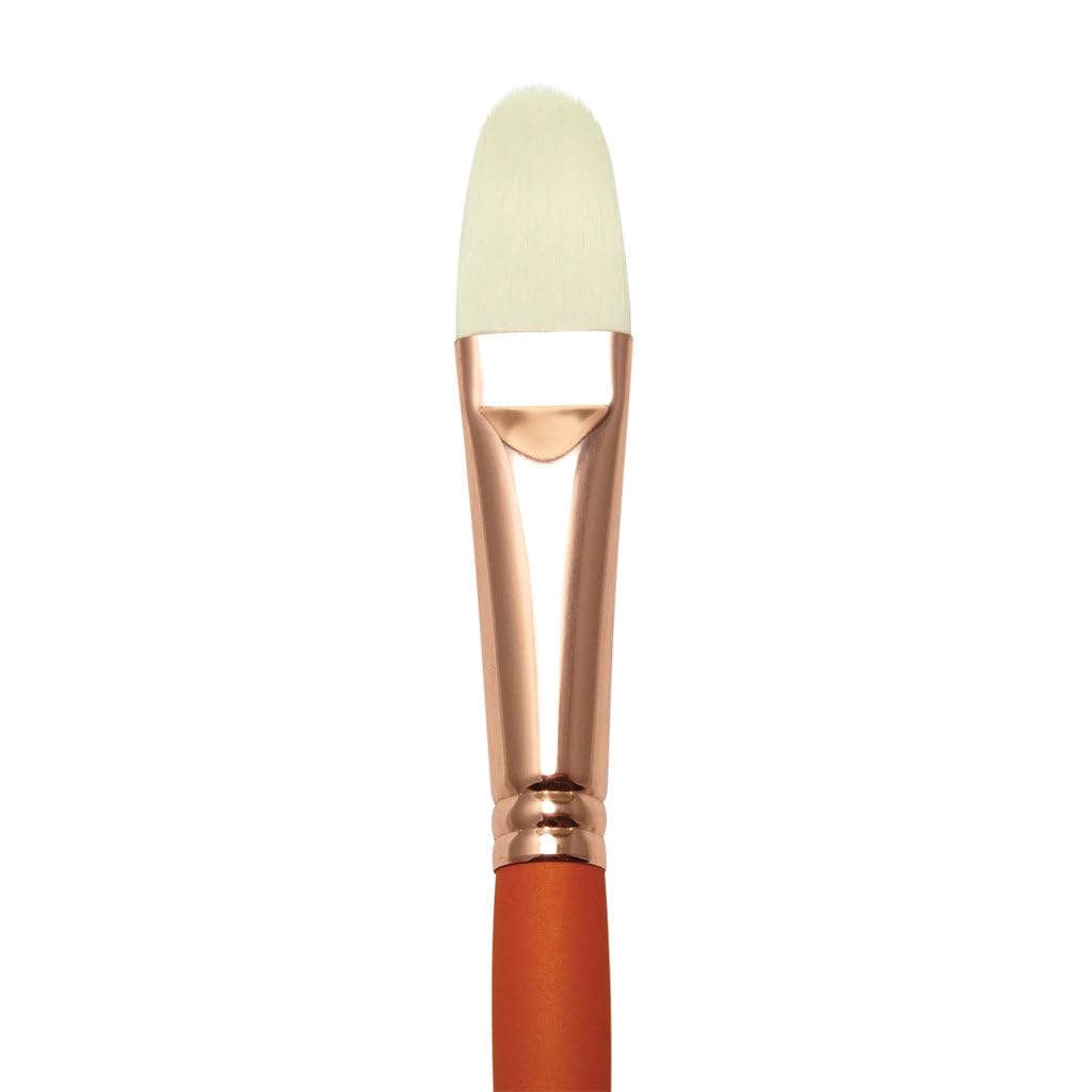 Alvin R7500T-16 Vienna Filbert Brushes Set of 16 - Professional Artist Paint Brushes for Oil, Acrylic & Watercolor Painting - Perfect for Canvas, Wood & Fabric Art Projects