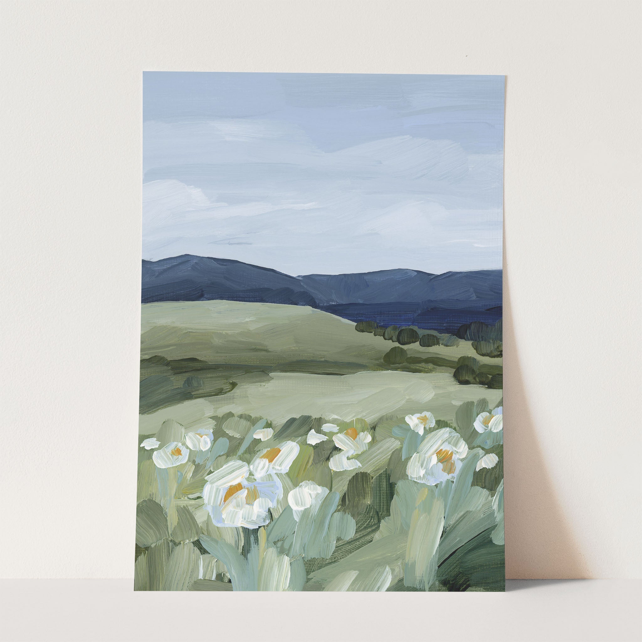 Wild Poppies Art Print - Vibrant Floral Wall Decor for Living Room, Bedroom & Office - Premium Canvas Painting for Home & Office Decoration