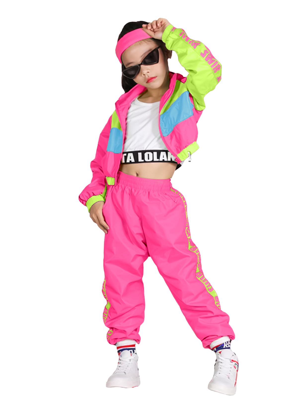 Girls Dance Outfit Set - Hip Hop Modern Jazz Team Performance Costume for Kids | Perfect for Dance Competitions, Recitals & Stage Performances