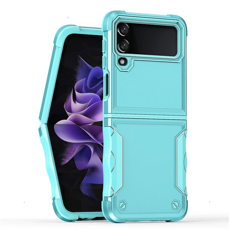 Military Grade Shockproof Case for Samsung Galaxy Z Flip 6 - Rugged Armor Protection for Outdoor, Sports & Daily Use