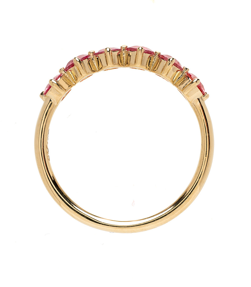 Claudette Gemstone Stacking Band Ring for Women - Dainty Stackable Rings Set, Birthstone Jewelry Gift for Her - Perfect for Layering, Everyday Wear & Special Occasions