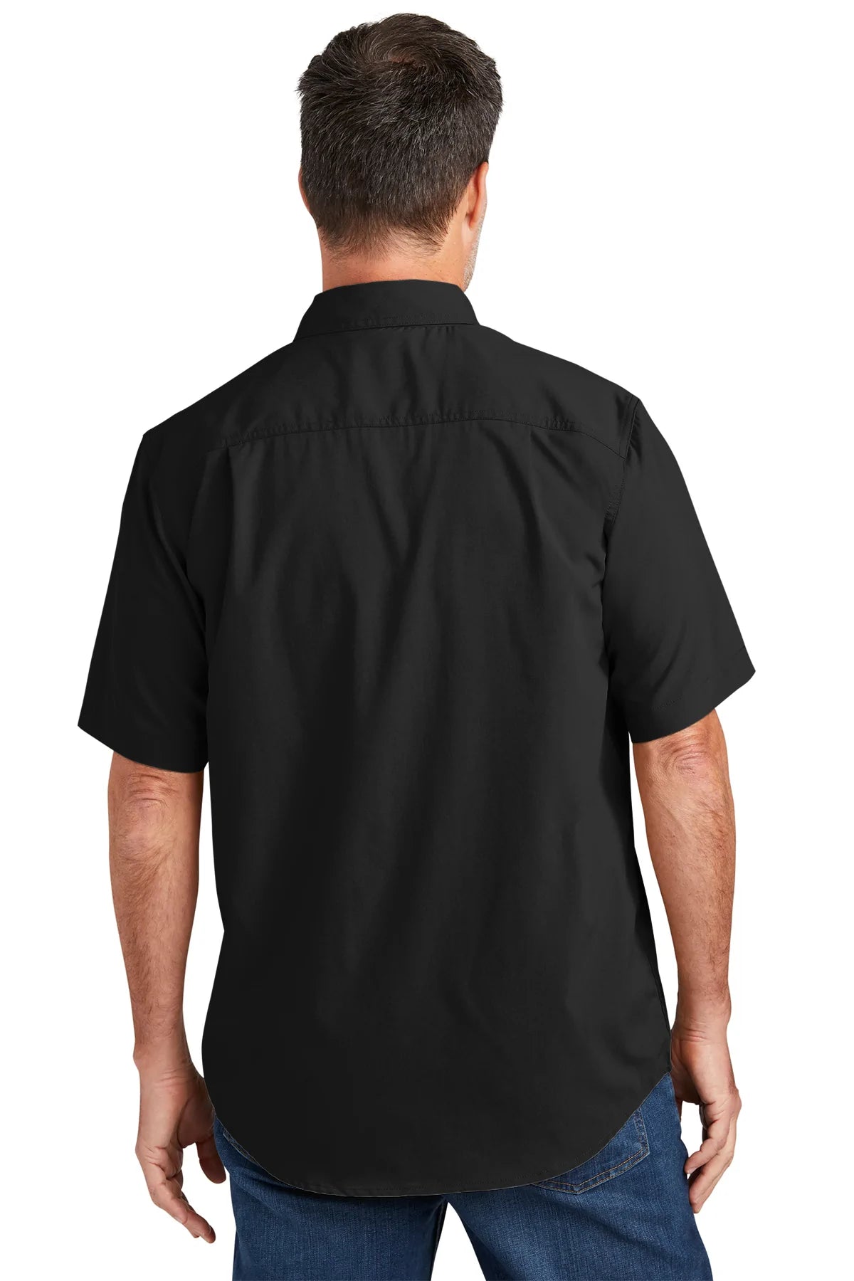 Carhartt Force Solid Custom T-Shirts for Men - Black, Comfortable Workwear & Casual Wear for Construction, Outdoor & Everyday Use