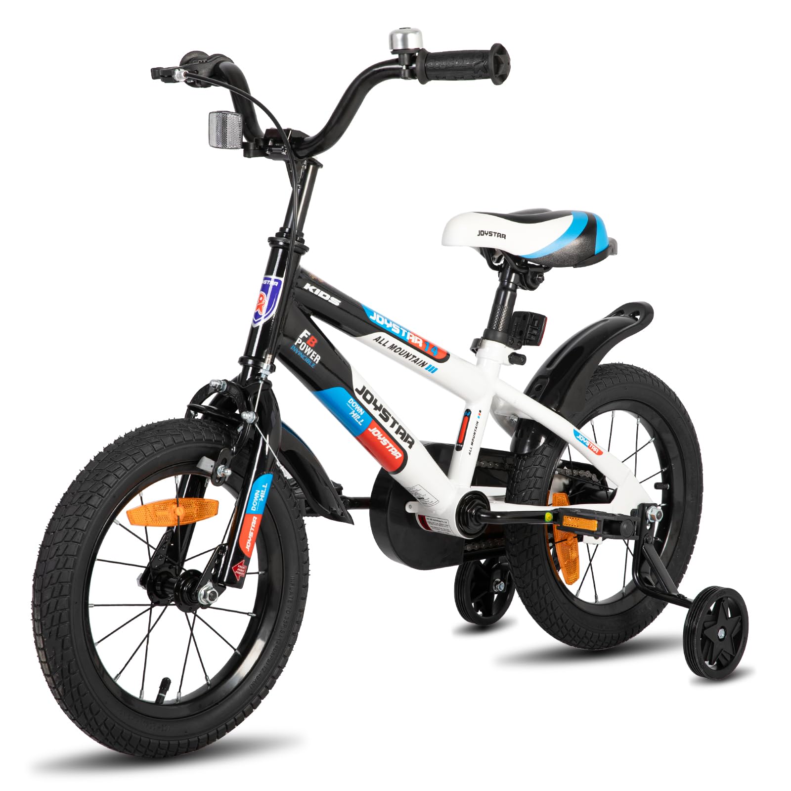 JOYSTAR Kids Bicycle for Boys & Girls Ages 3-12 | 12, 14, 16, 20 Inch Children's Bike with Training Wheels & Kickstand | Multiple Color Options | Perfect for Neighborhood Rides, Park Adventures & Learning to Cycle