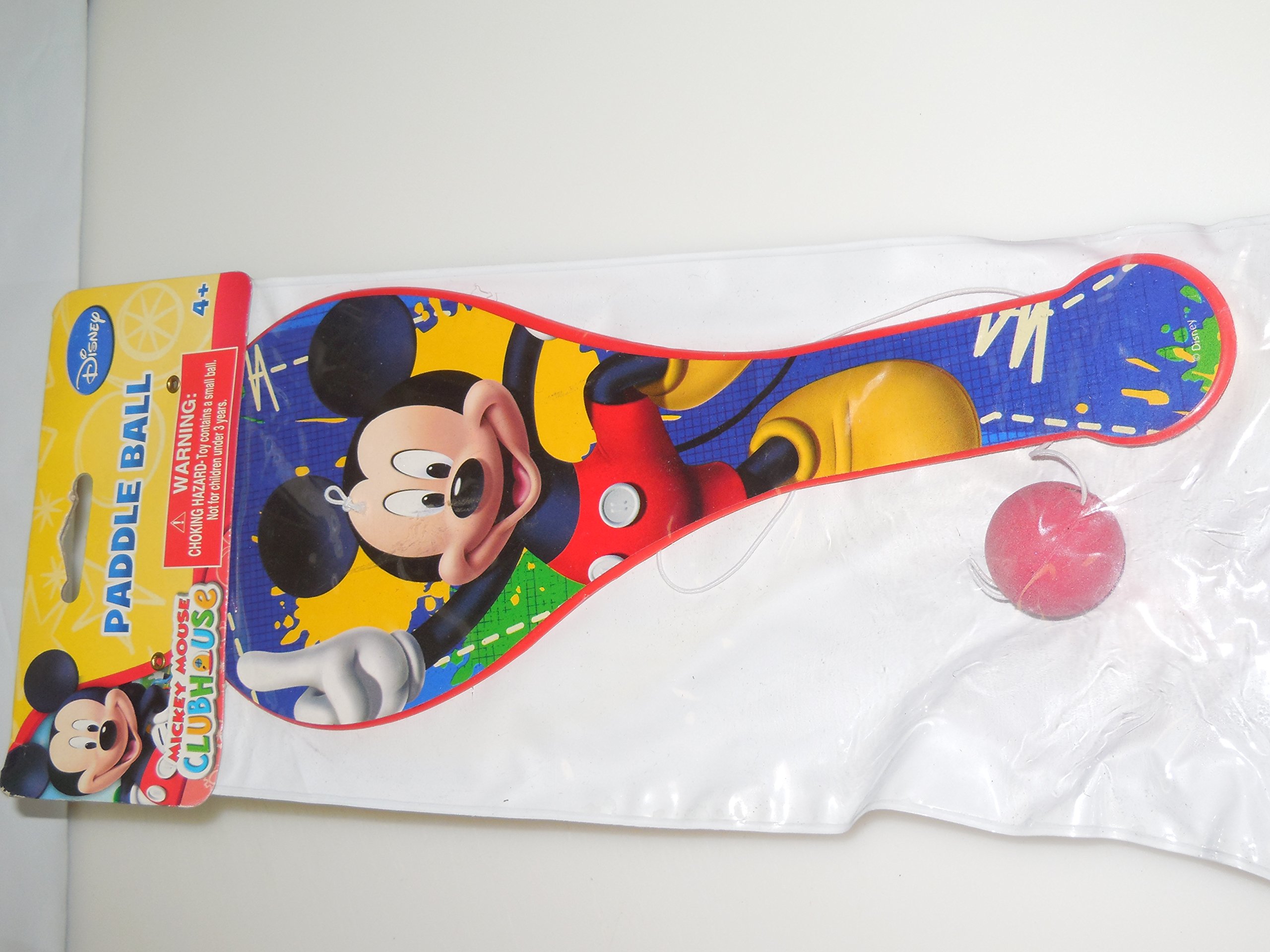 Disney Mickey Mouse Clubhouse Paddle Ball Game - Classic Outdoor Toy for Kids, Beach & Backyard Fun - Perfect for Summer Activities, Birthday Gifts & Family Playtime