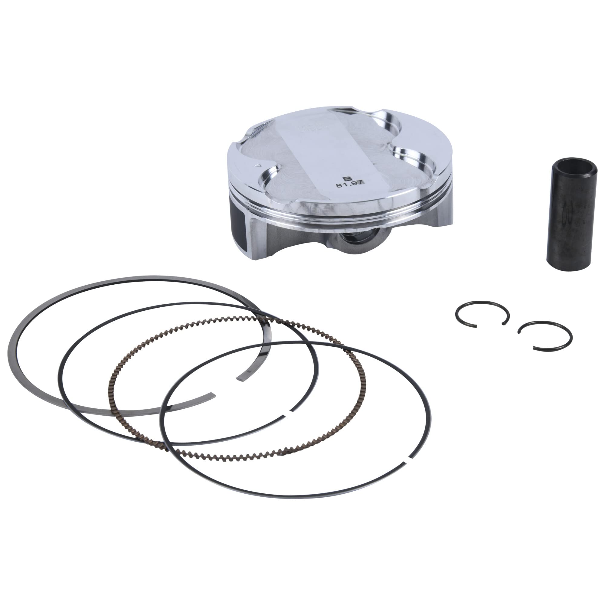 Vertex 4-Stroke Piston (+3.00mm, B Piston 13.9:1 Compression) for 2018 Honda CRF250R - High Performance Motorcycle Engine Upgrade for Racing & Off-Road Riding
