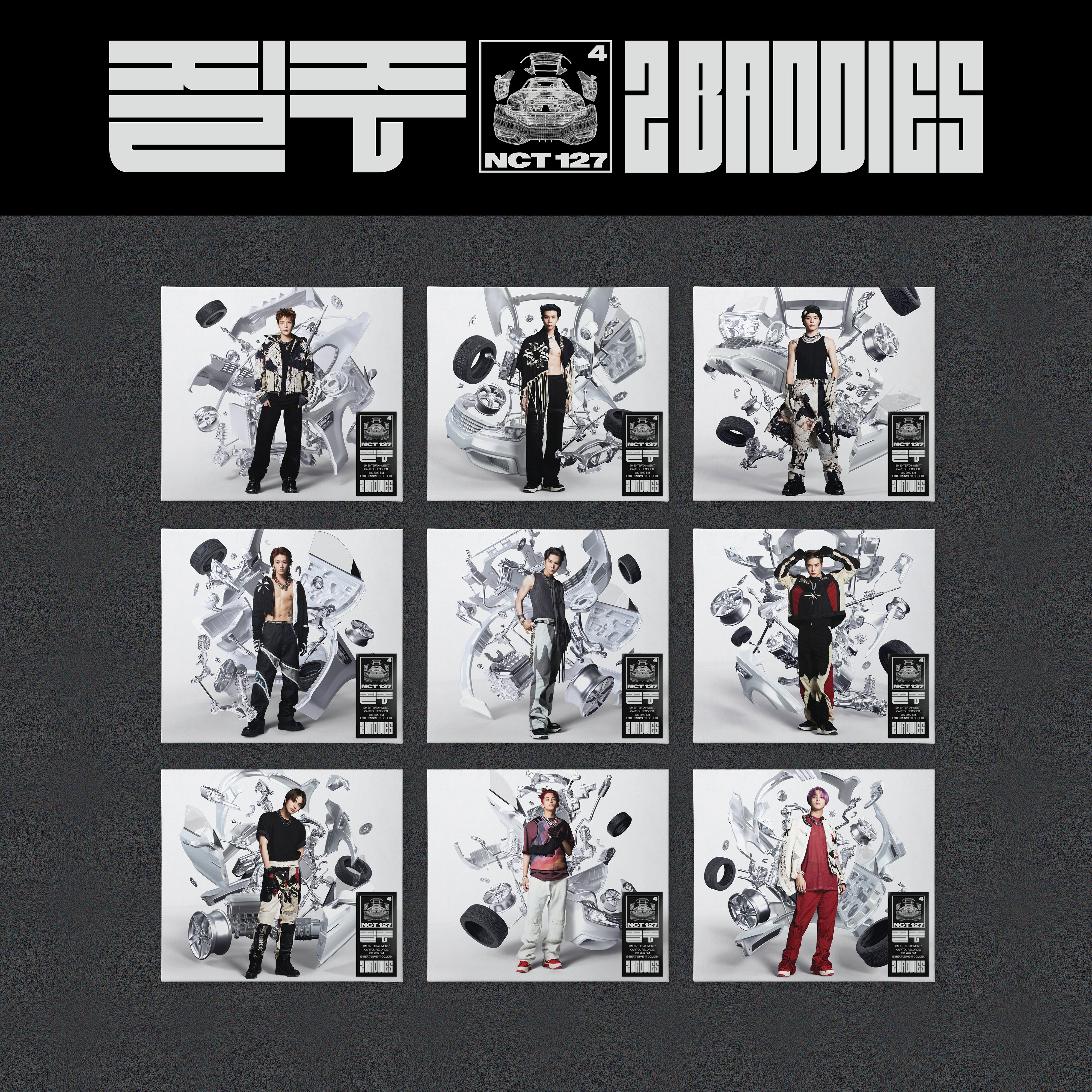 NCT 127 4th Album '(2 BADDIES)' Digipack Version - K-Pop Music CD for Fans & Collectors | Perfect for Gifts, Parties & K-Pop Collections