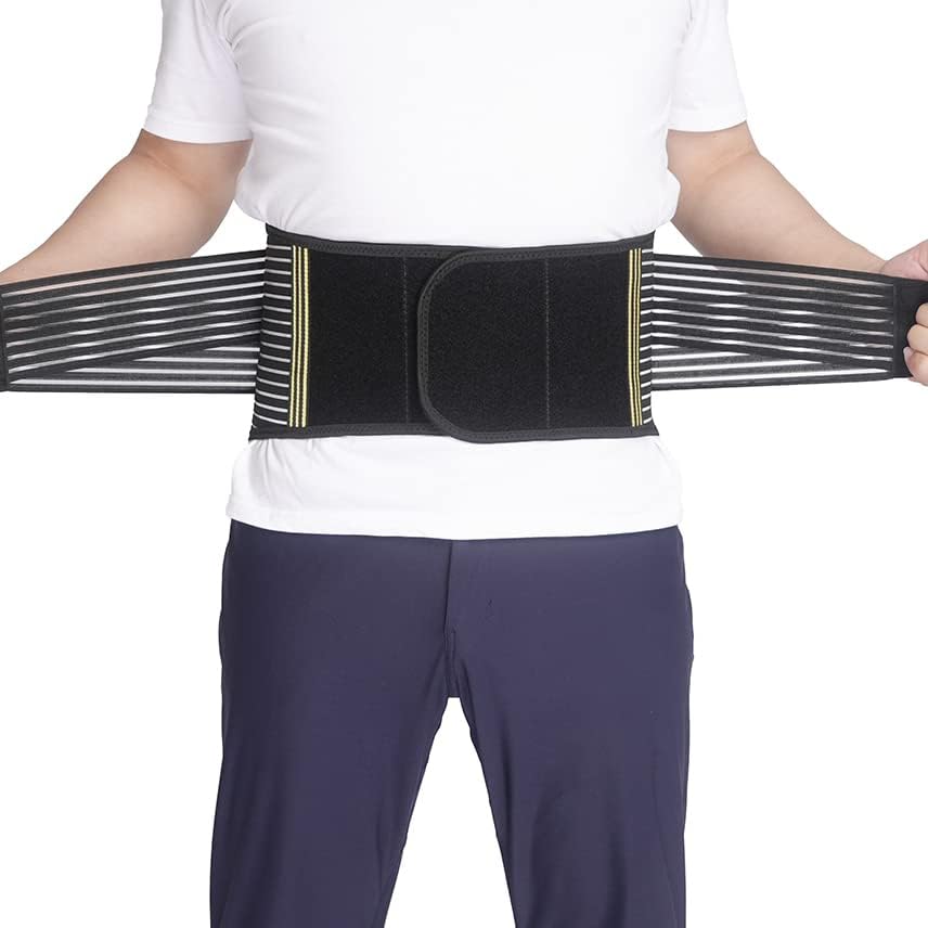 Best Back Brace for Lower Back Pain Relief - Breathable & Adjustable Lumbar Support Belt for Herniated Disc, Sciatica & Scoliosis - Ideal for Office Work, Driving & Post-Surgery Recovery