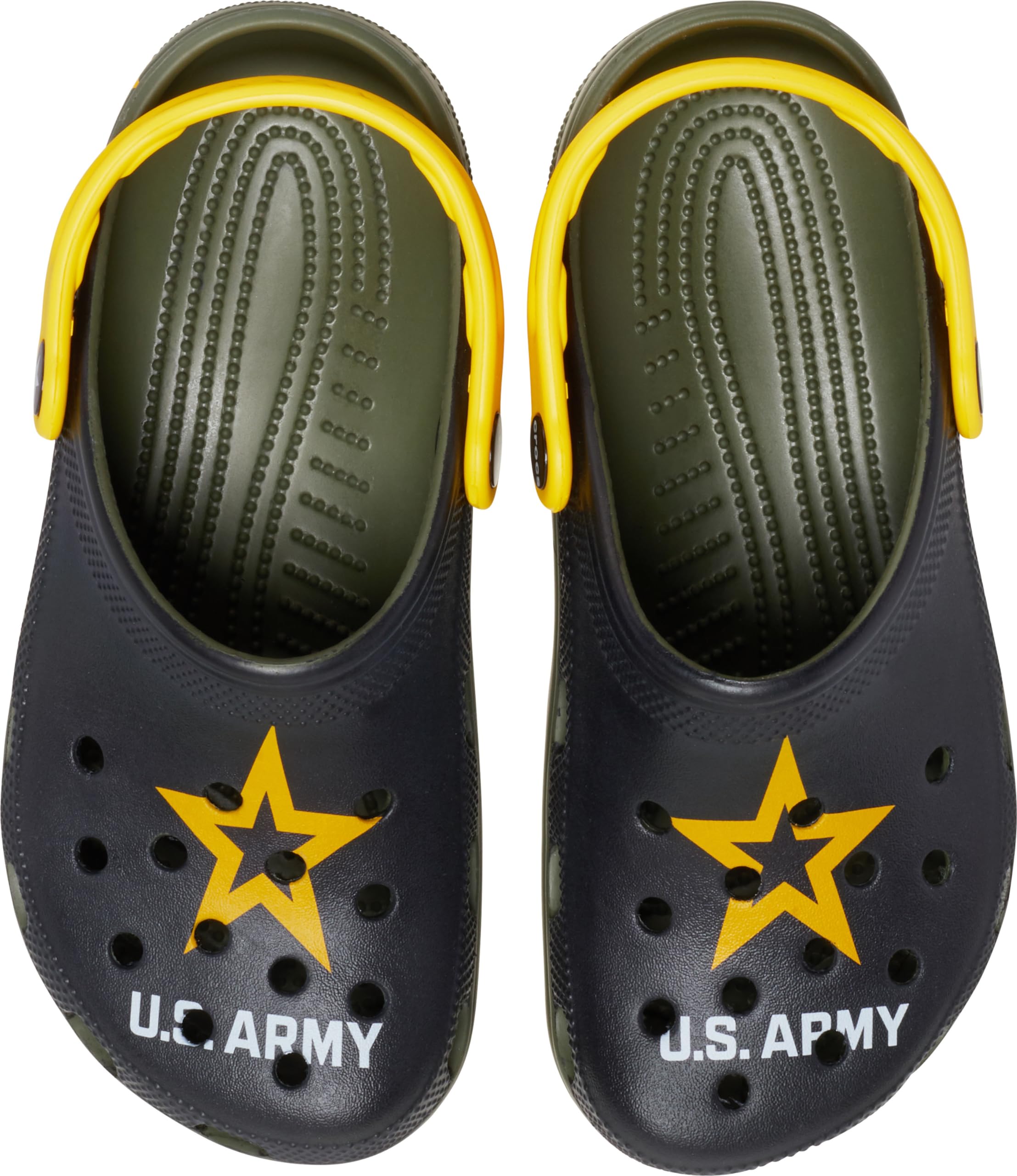 Crocs Unisex-Adult Classic United States Military Clogs - Comfortable Slip-On Shoes for Men & Women - Perfect for Casual Wear, Outdoor Activities & Military Support