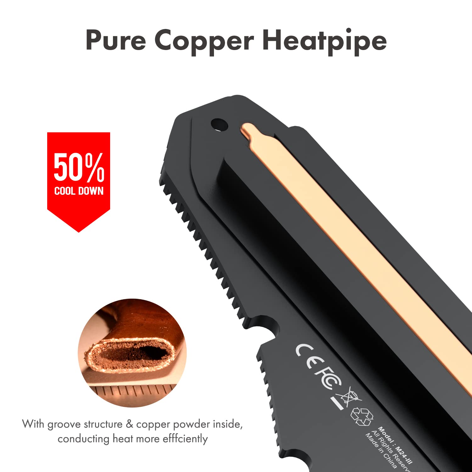 PS5 Dust-Proof Heatsink for M.2 NVME SSD - Premium Magnesium Aluminum Alloy Cooling Solution with Pure Copper Strip | Compatible with PS5 (Not PS5 Slim) | Perfect for Gaming, 4K Streaming & Extended Play Sessions