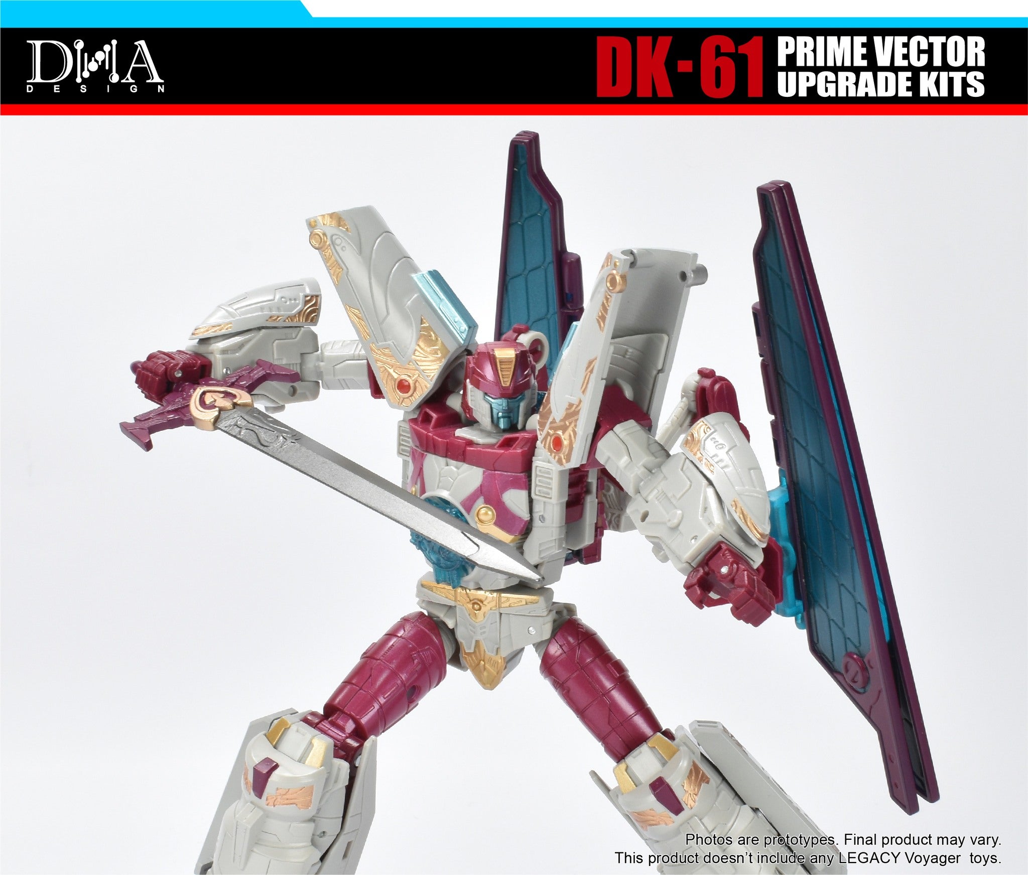 DNA Design DK 61 Upgrade Kit for Legacy Vector Prime - Premium Transformers Toy Accessories - Enhance Your Legacy Collection for Display & Play