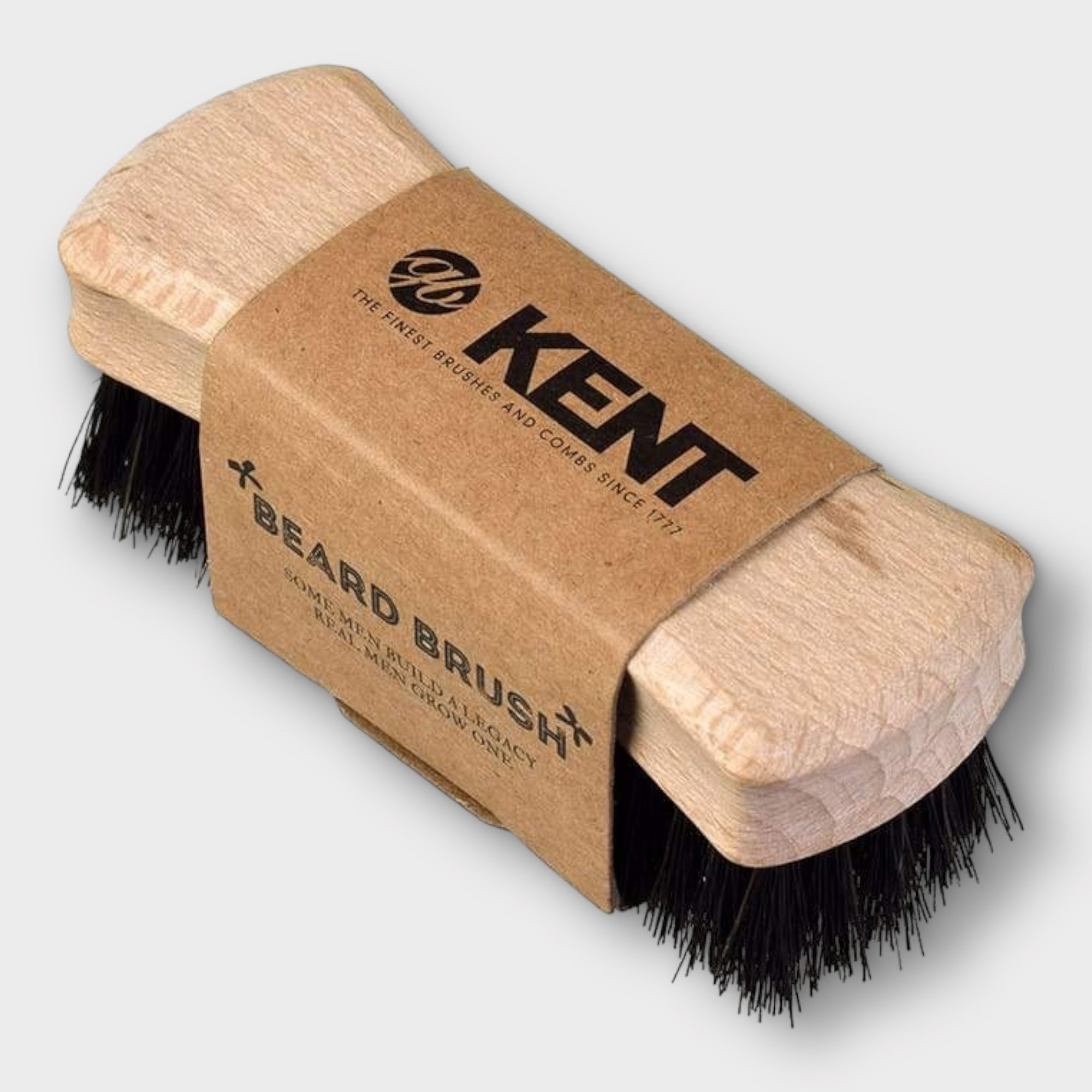 Premium Men's Small Beard Brush - Soft Bristles for Grooming & Styling - Perfect for Daily Use at Home, Work, or Travel