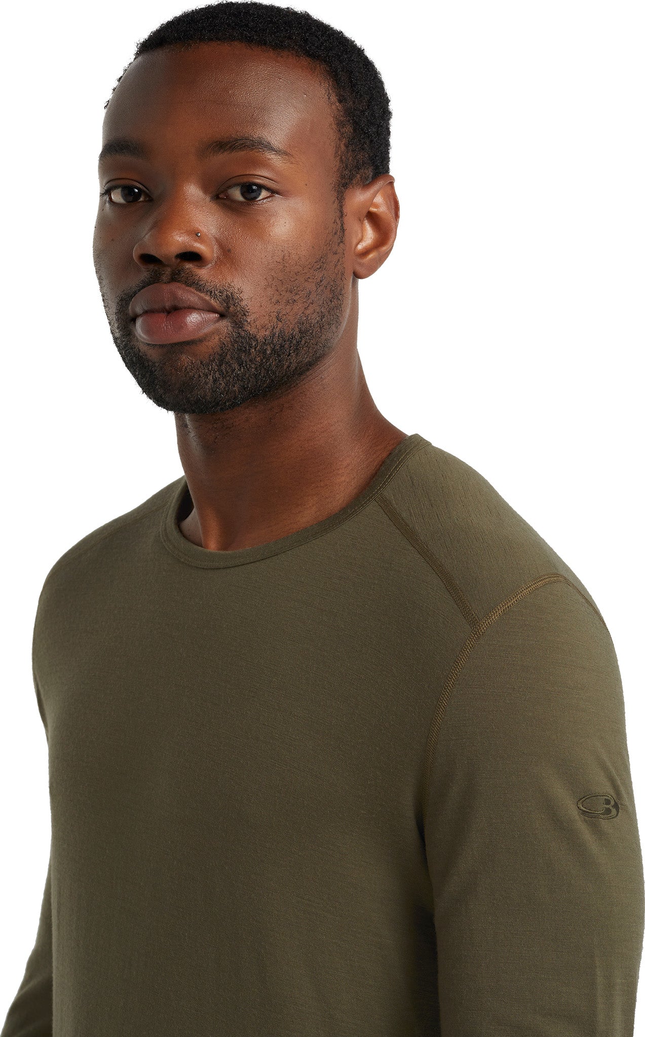 200 Oasis Long Sleeve Crew Neck T-Shirt for Men - Soft Cotton Casual Shirt - Perfect for Everyday Wear, Work & Outdoor Activities