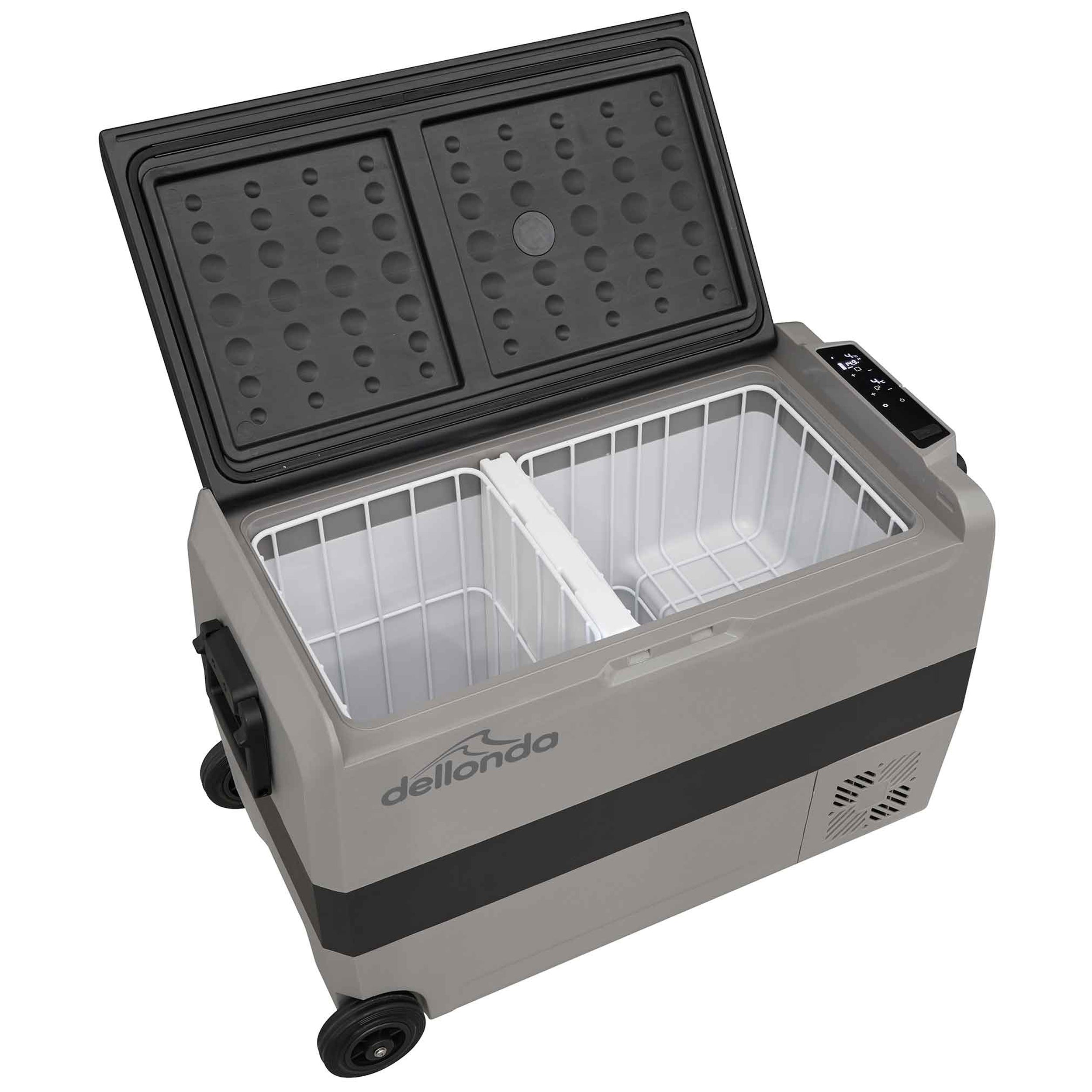 50L Portable Car Fridge Freezer - 12V/24V/230V Dual Zone Compressor Cooler for Road Trips, Camping & Outdoor Adventures | DL132 Model