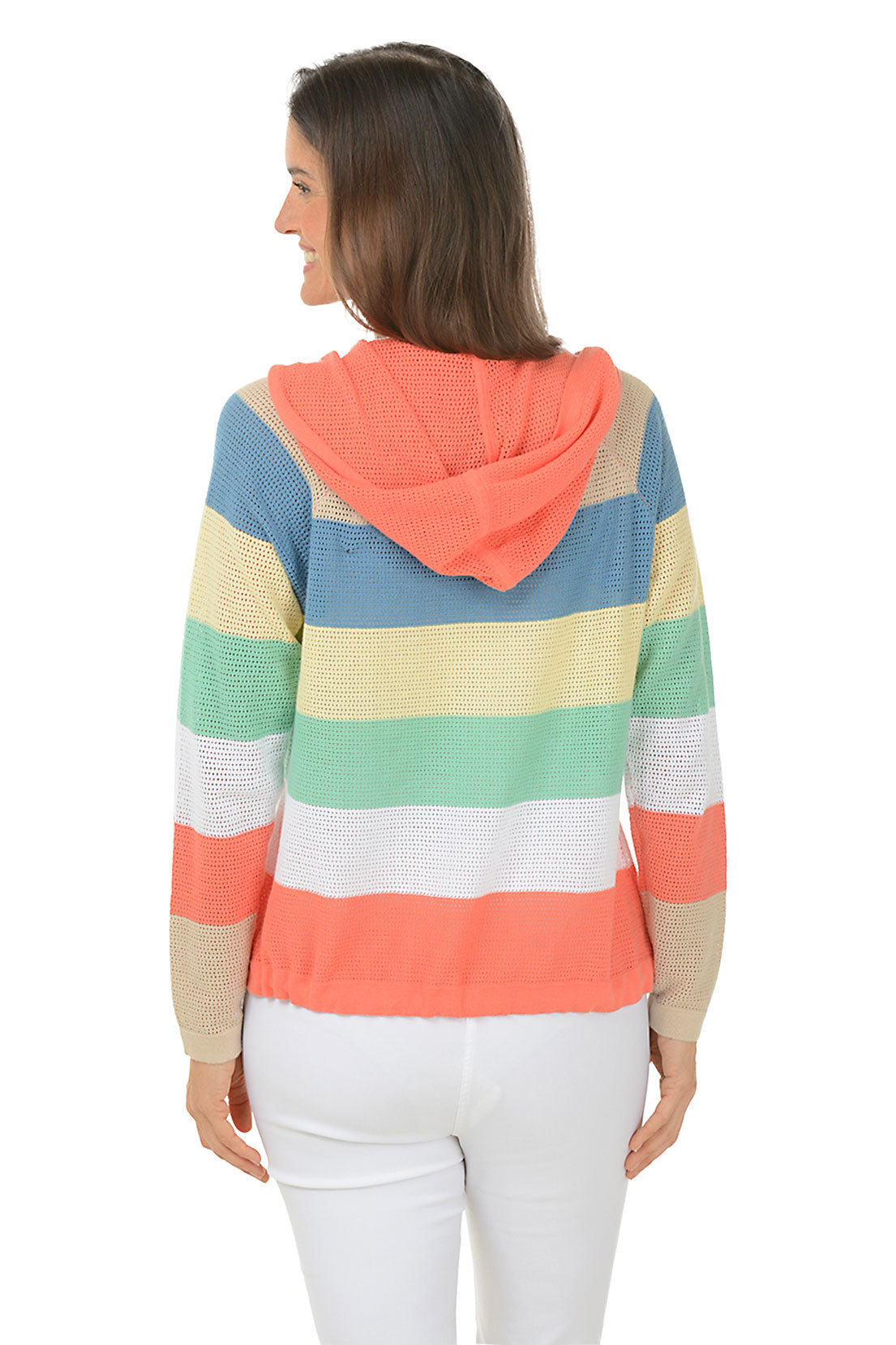 Parasol Rugby Striped Hoodie Sweater for Men & Women | Vintage Striped Pullover Hooded Sweatshirt | Casual Streetwear for Fall & Winter