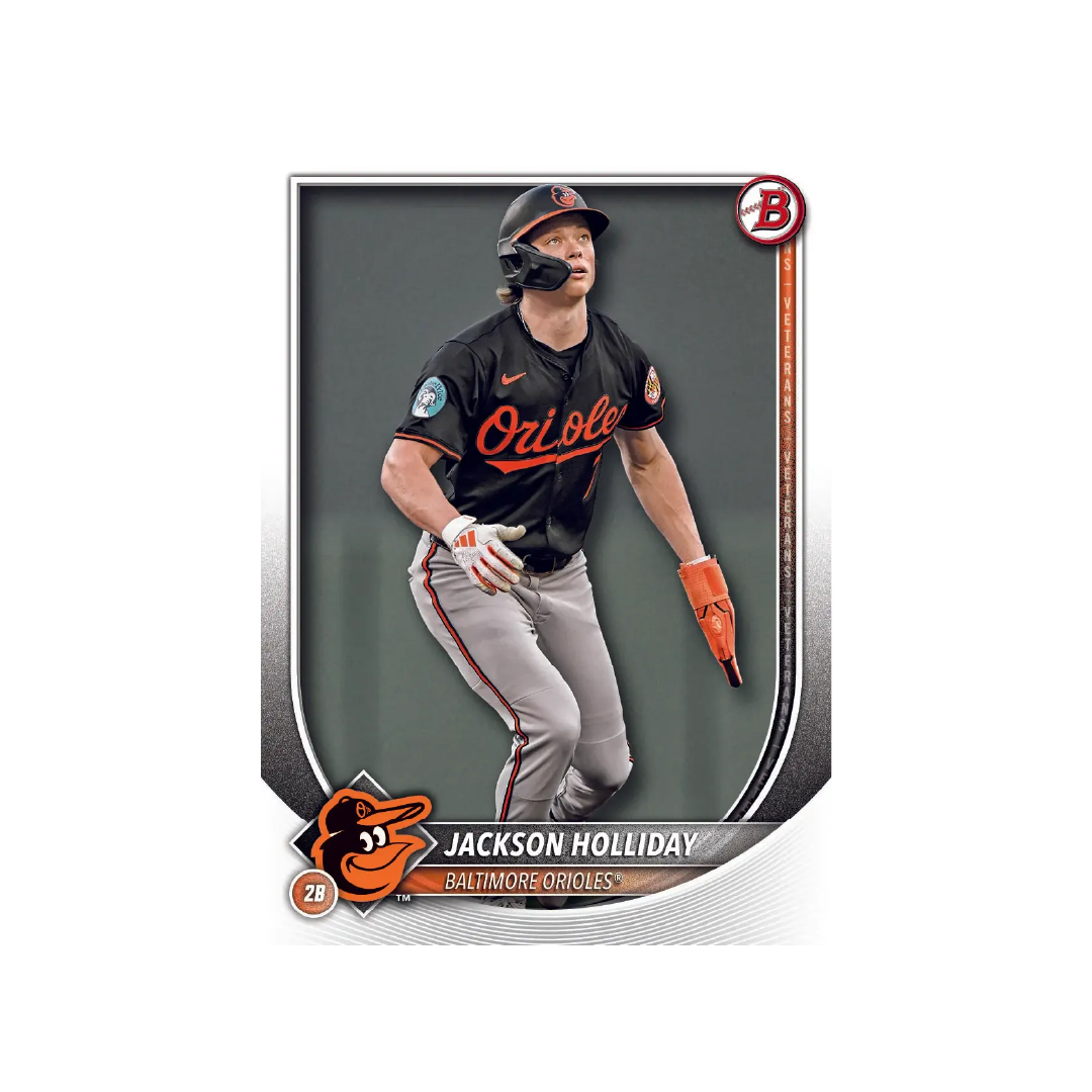 2025 Topps Bowman Baseball Hobby Box - Collectible Trading Cards for Baseball Fans & Sports Memorabilia Collectors - Perfect for Trading, Collecting, and Displaying