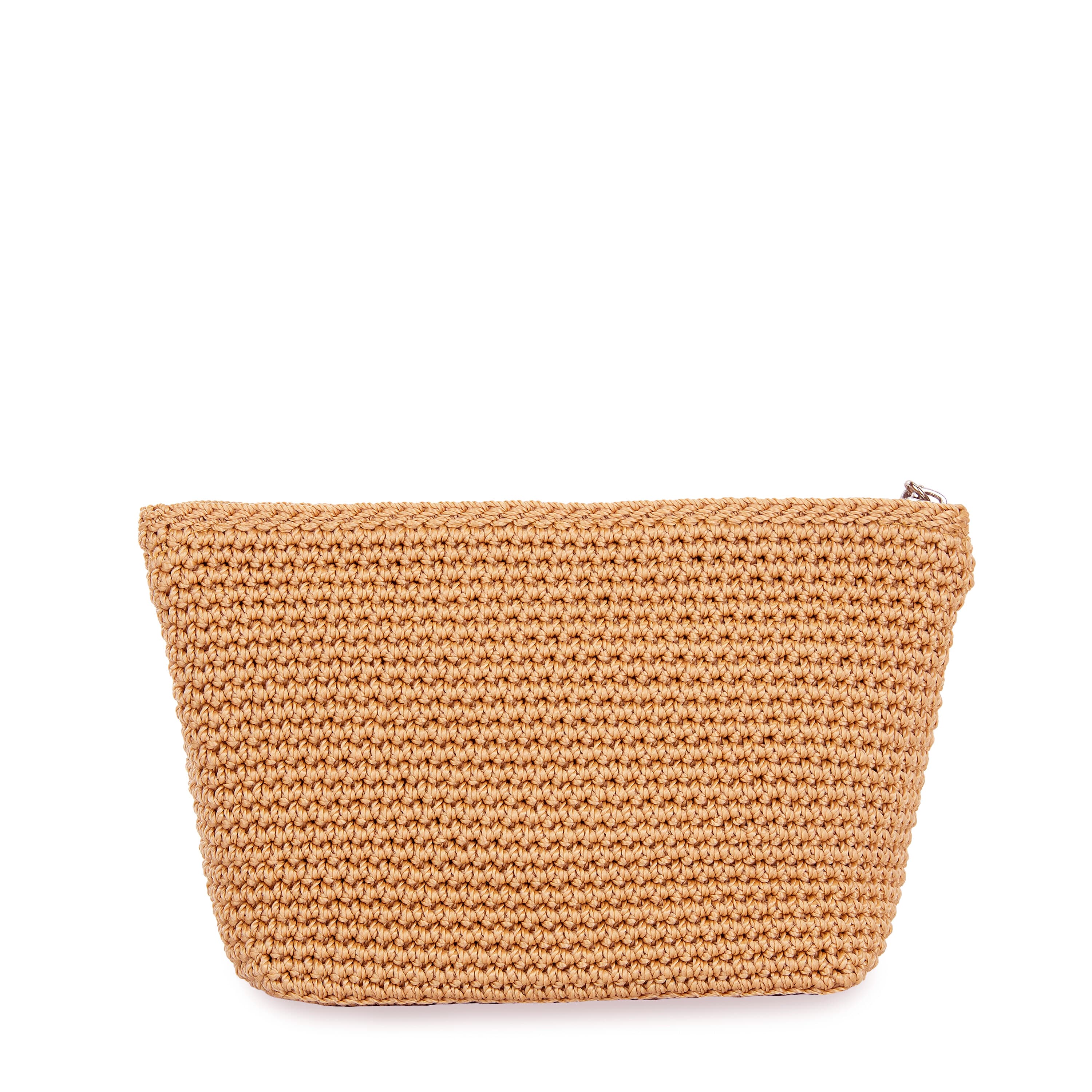 Handmade Bamboo Essential Pouch - Eco-Friendly Crochet Storage Bag for Jewelry, Makeup & Travel Accessories | Perfect for Organizing Small Items at Home or On The Go