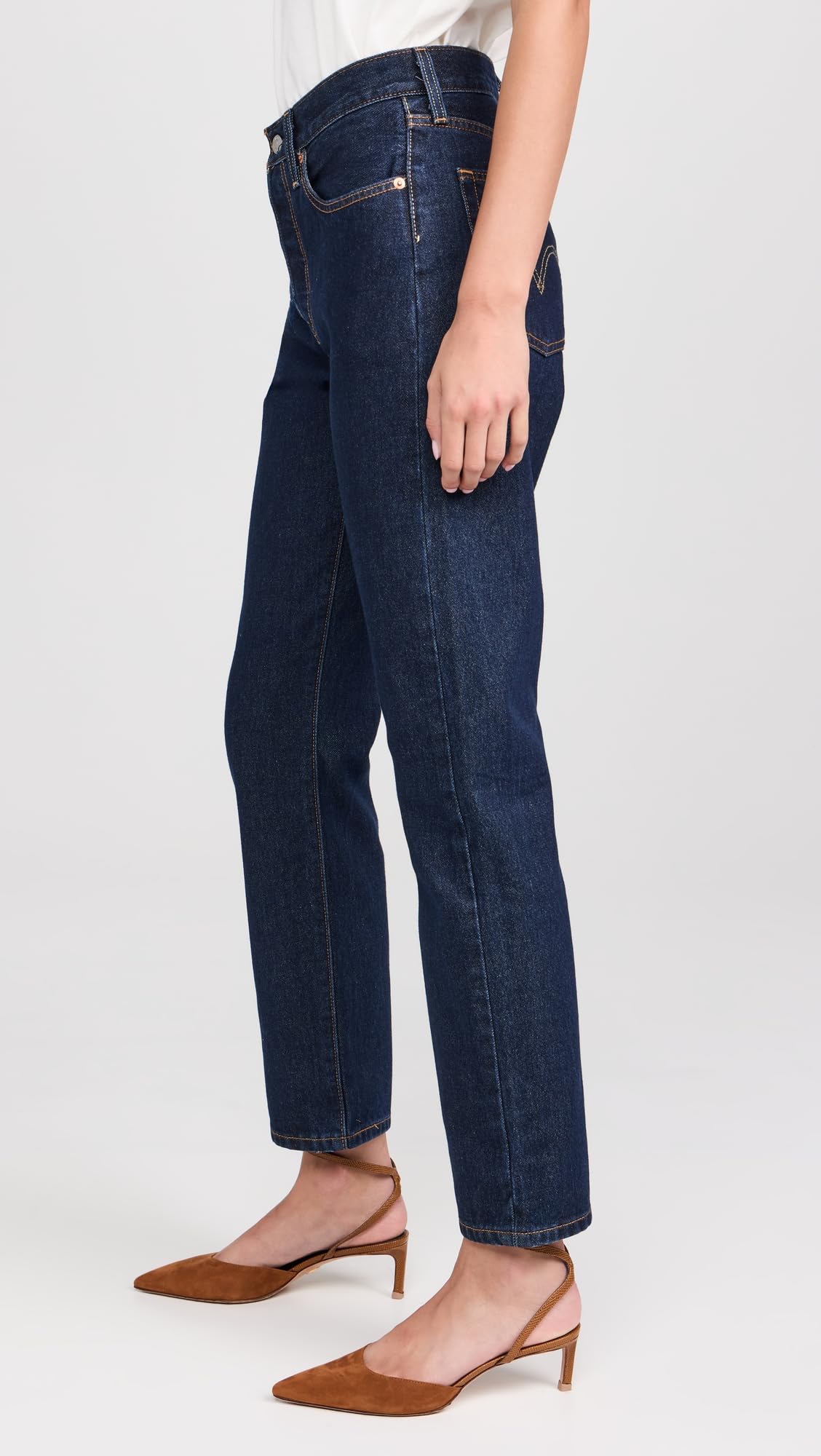 Levi's Women's Premium 501 Original Fit Jeans - Classic High Waist Straight Leg Denim Pants for Casual Wear & Everyday Outfits