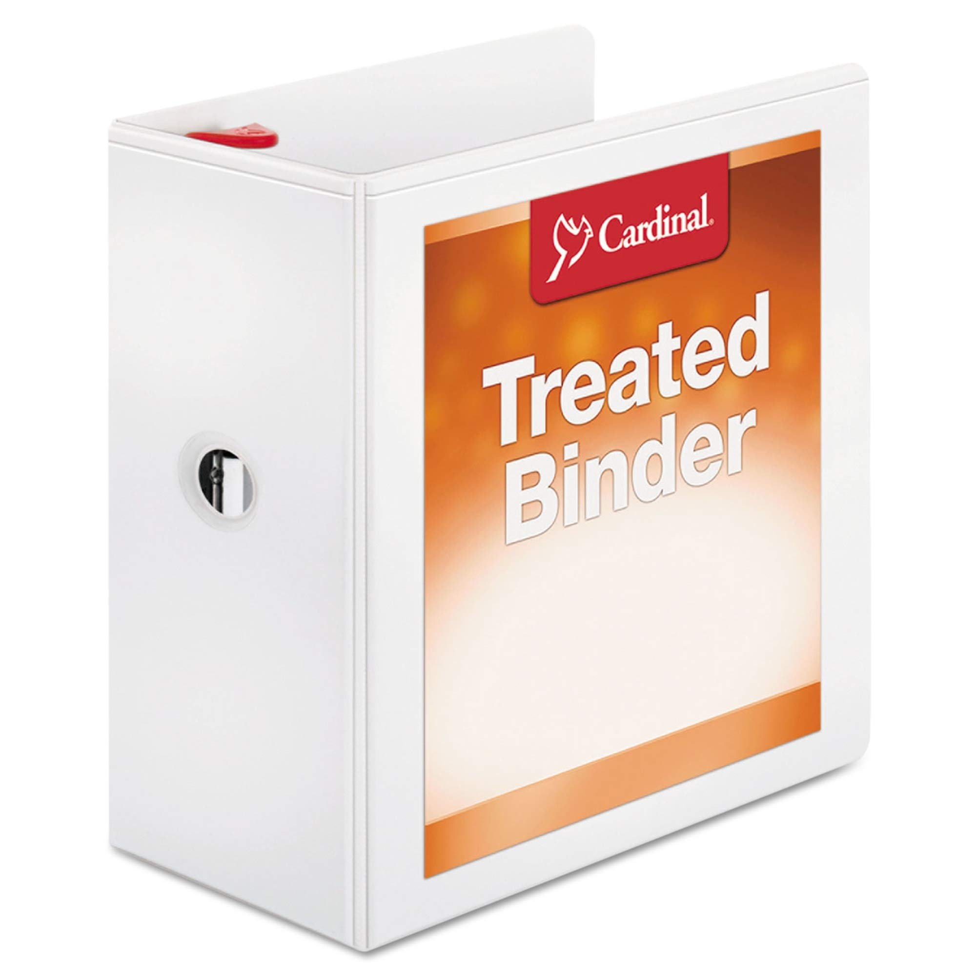 Cardinal Treated ClearVue Locking Slant-D Ring Binder - 3 Inch Heavy Duty Binder for School, Office & Business Organization - Secure Document Storage with Durable Slant Rings