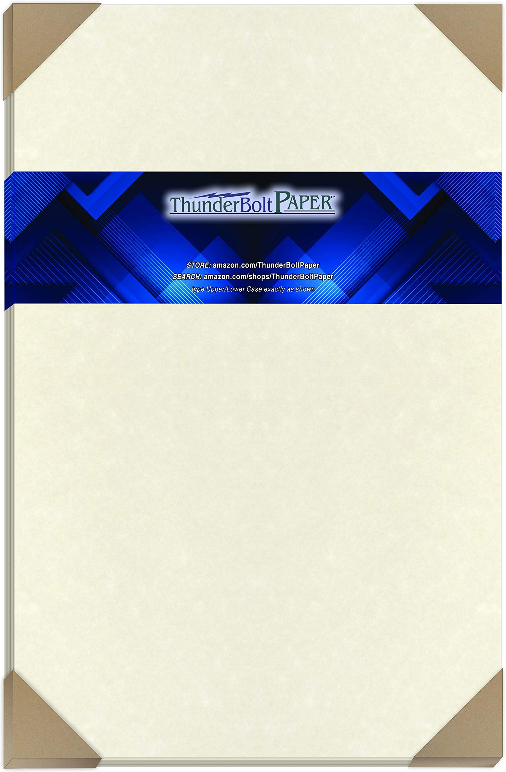 50 Sheets White Parchment Paper 65lb Cover Weight - 12