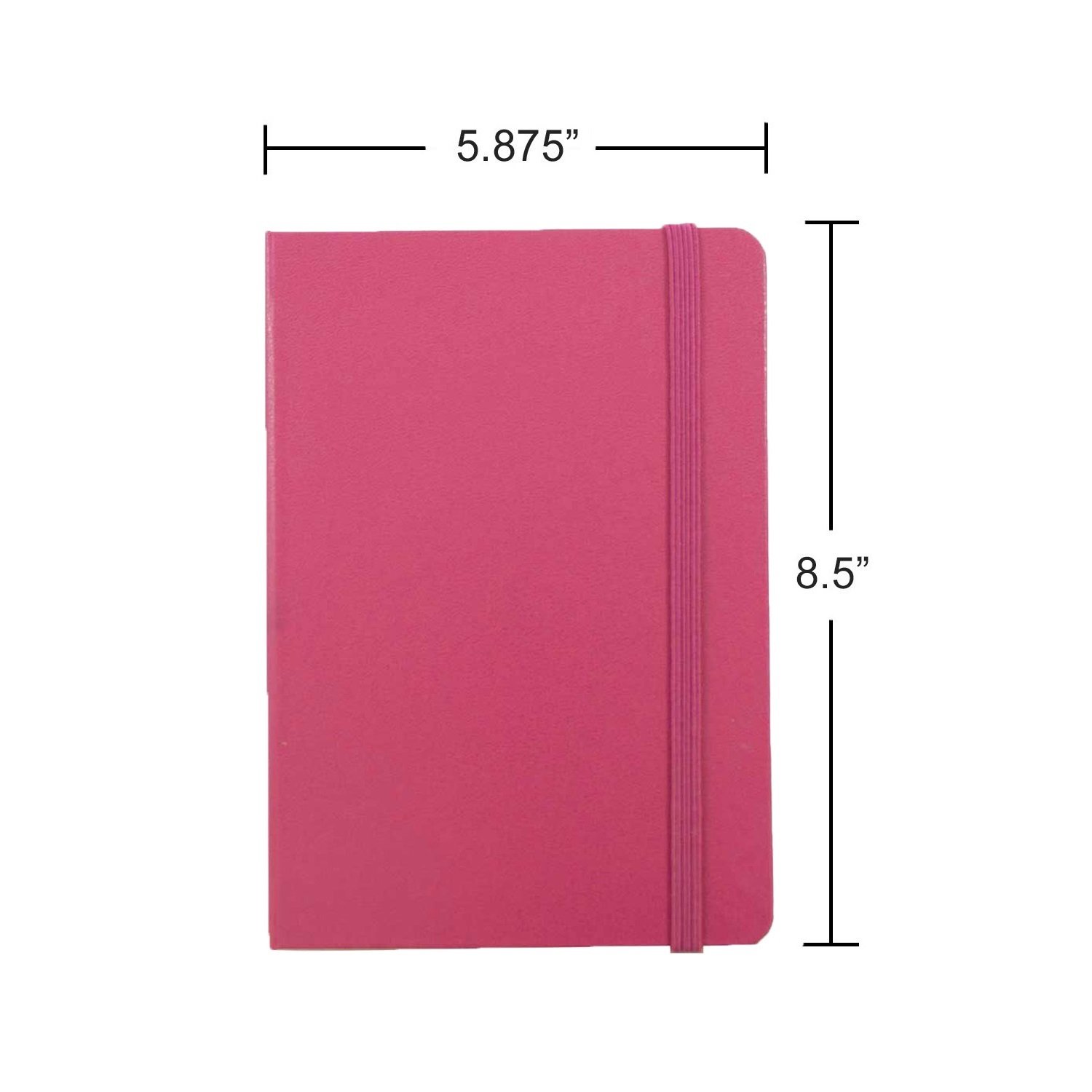 Hardcover Notebook with Elastic Band - 6x8.5